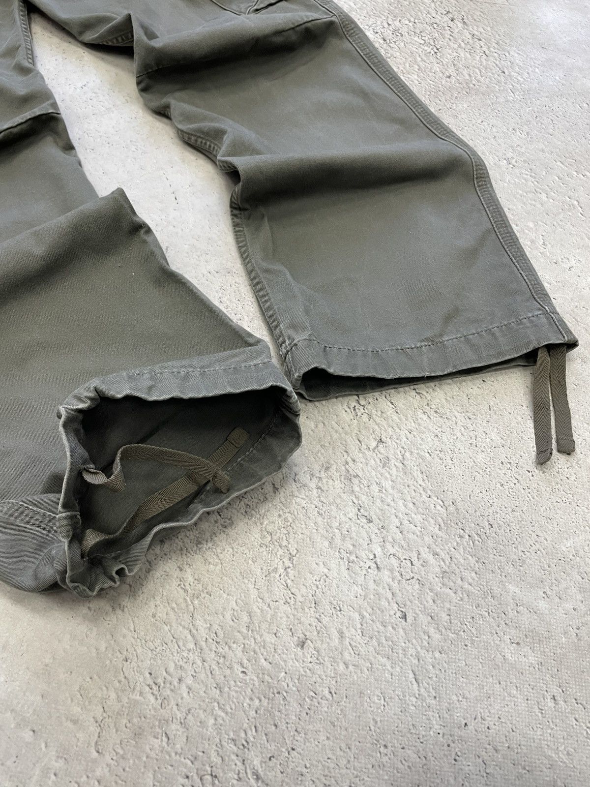 Carhartt Carhartt Workwear Dark Green Cargo Pants Utility Style Size US 31 - 5 Thumbnail