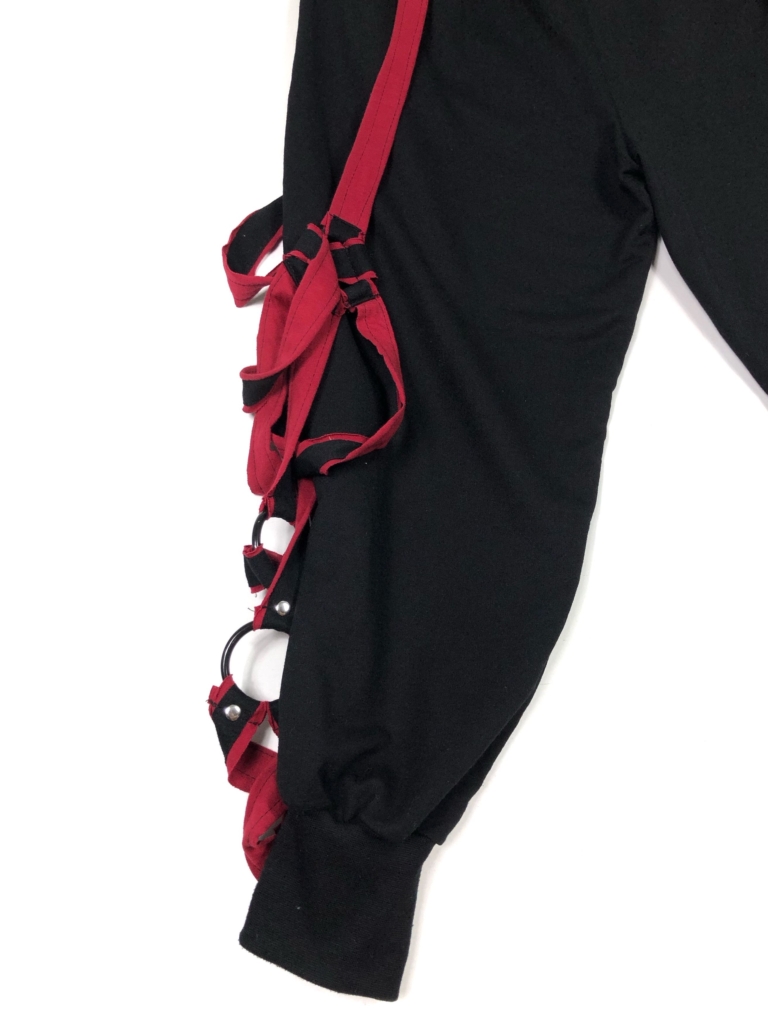 Japanese Brand RARE🔥JAPAN DRUG HONEY BONDAGE PARACHUTE STYLE CROP JOGGER Size US 34 / EU 50 - 11 Thumbnail