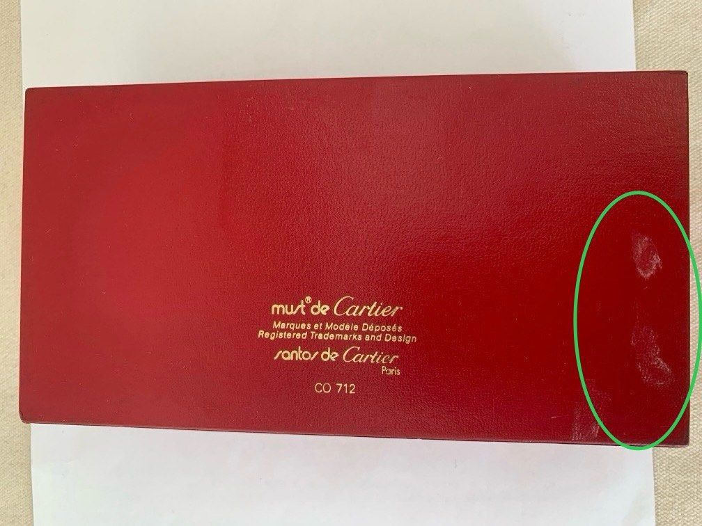 Cartier must de Cartier Santos Vintage Eyewear Red Box Case ONLY Size ONE SIZE - 6 Thumbnail