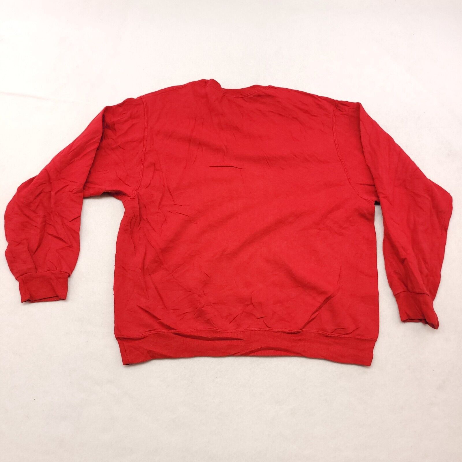 Fruit Of The Loom Fruit of the Loom Pullover Sweatshirt Mens Size Large L Red Size US L / EU 52-54 / 3 - 10 Thumbnail