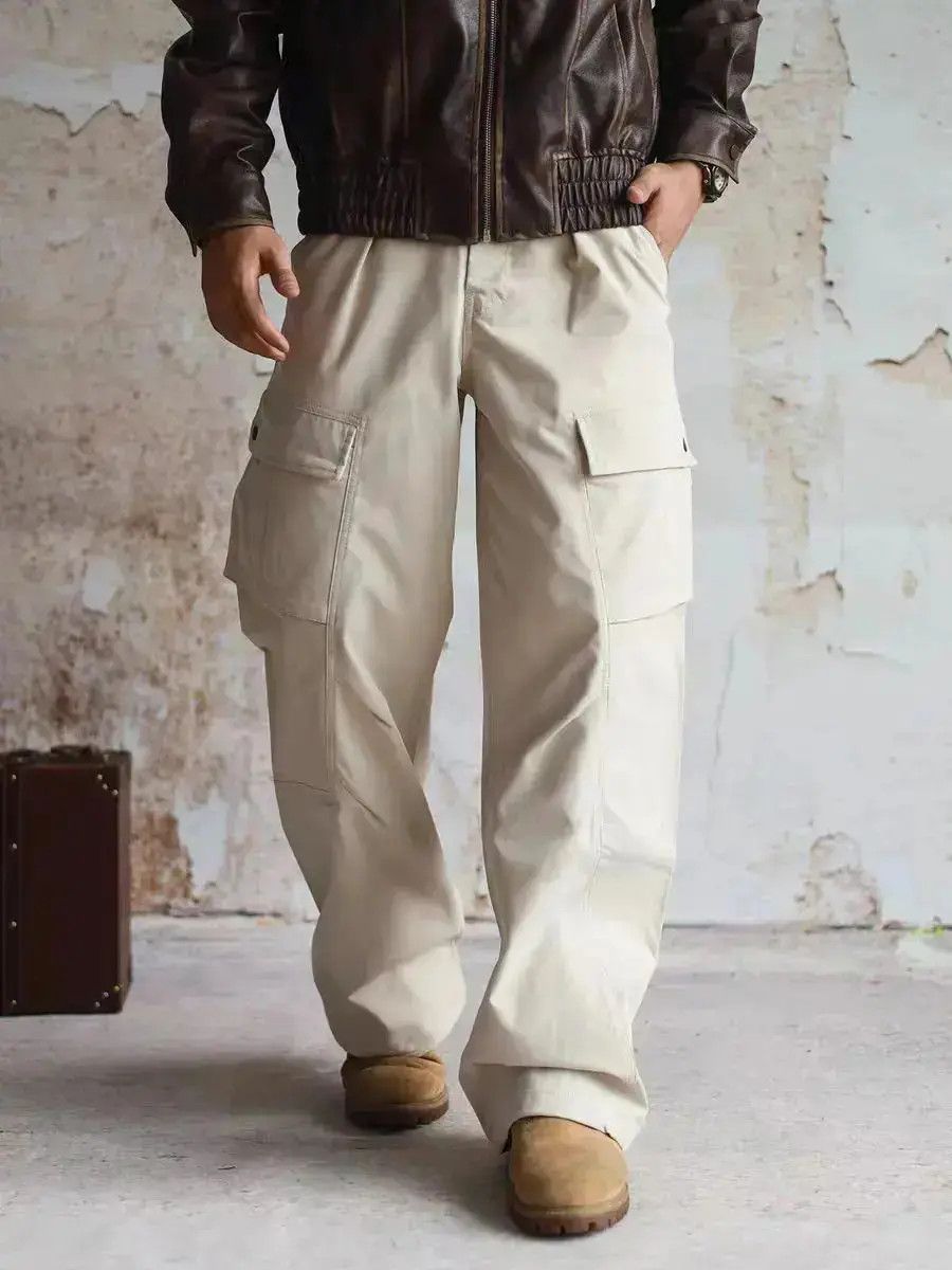 Japanese Brand American work trousers vintage khaki trousers Size US 30 / EU 46 - 2 Thumbnail