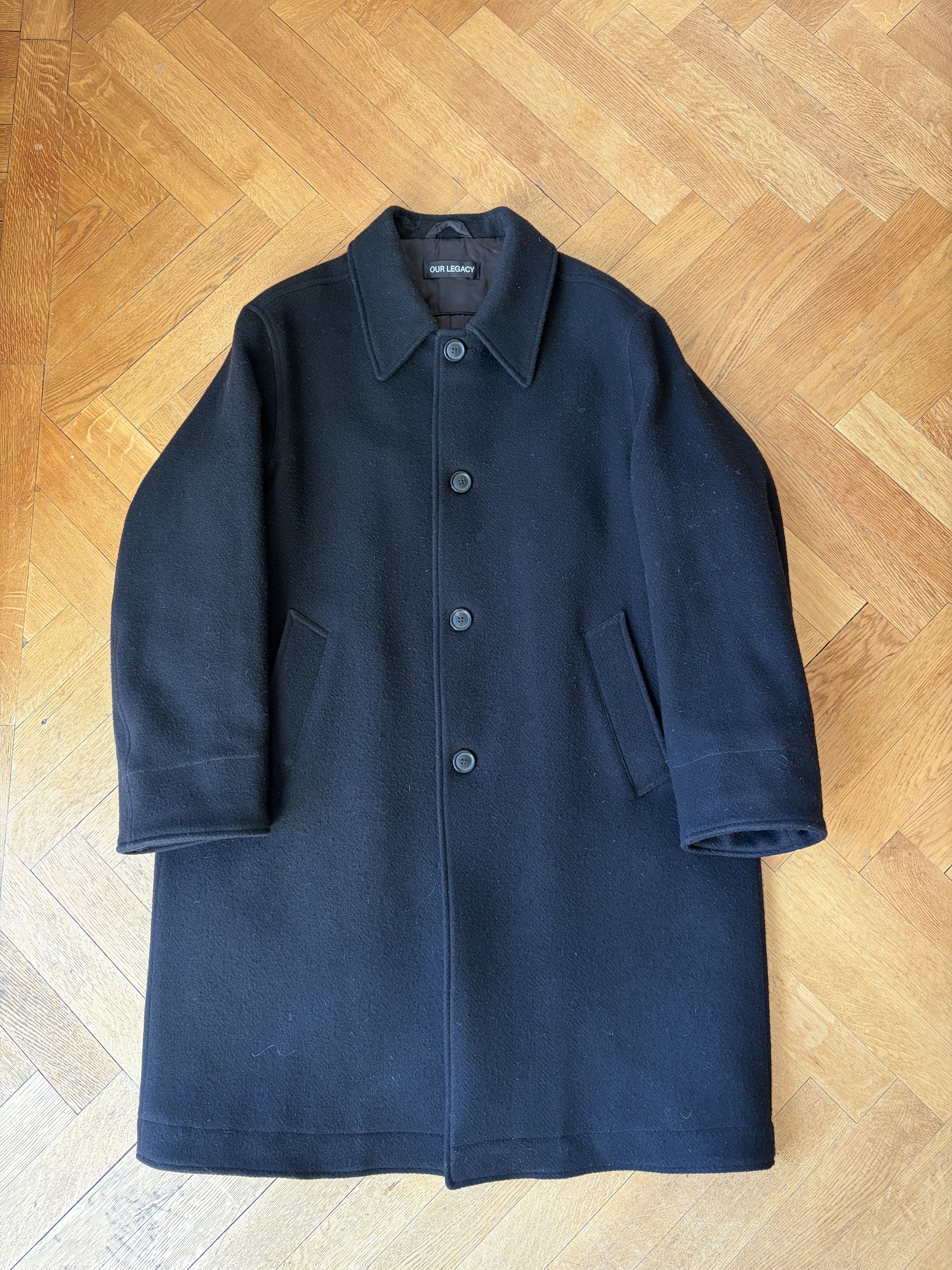 Our Legacy × Stussy Our Legacy Stussy Raglan Car Coat | Grailed