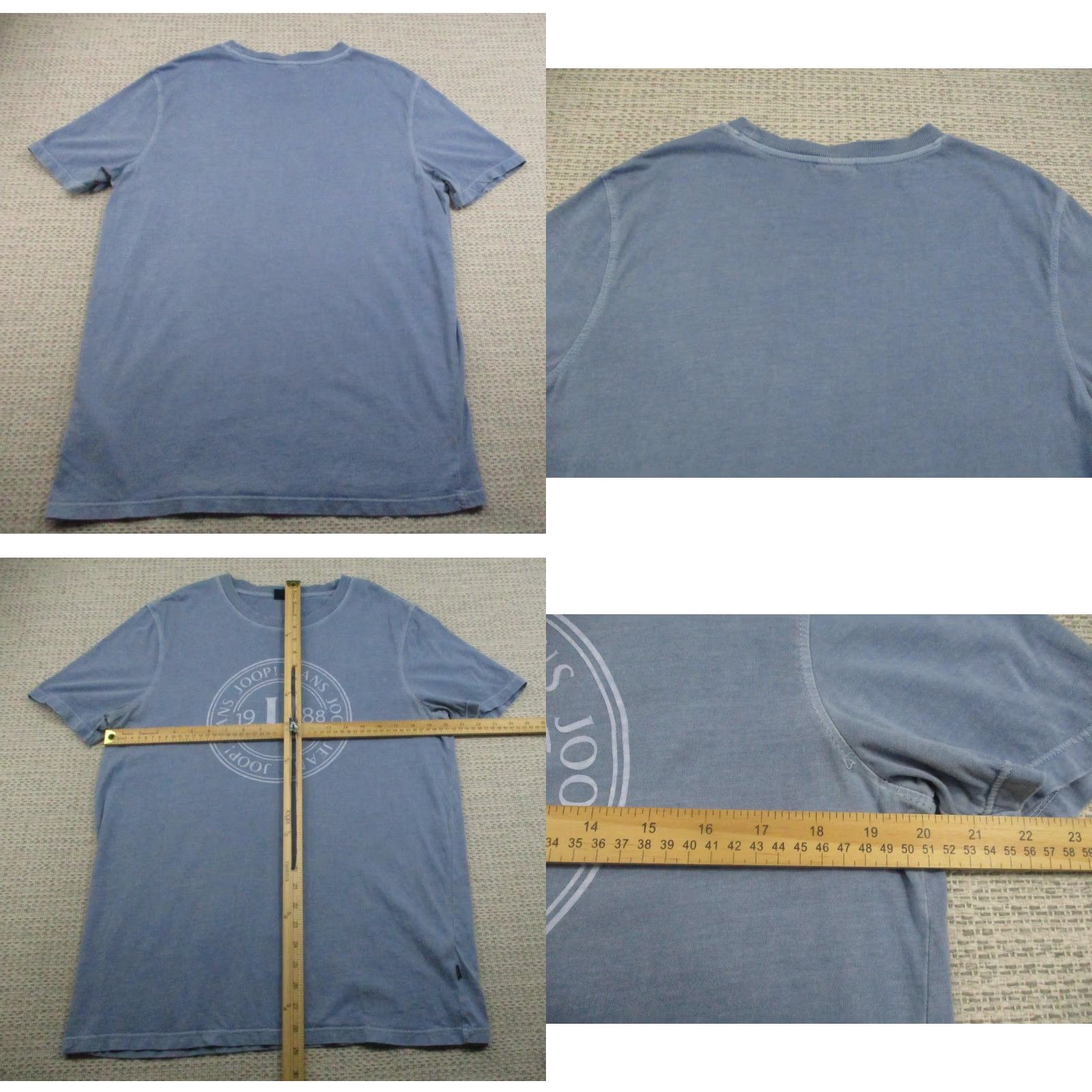 Vintage Joop Jeans Shirt Mens Large Blue Modern Fit 1988 J! Logo Graphic Tee Casual Size US L / EU 52-54 / 3 - 8 Thumbnail