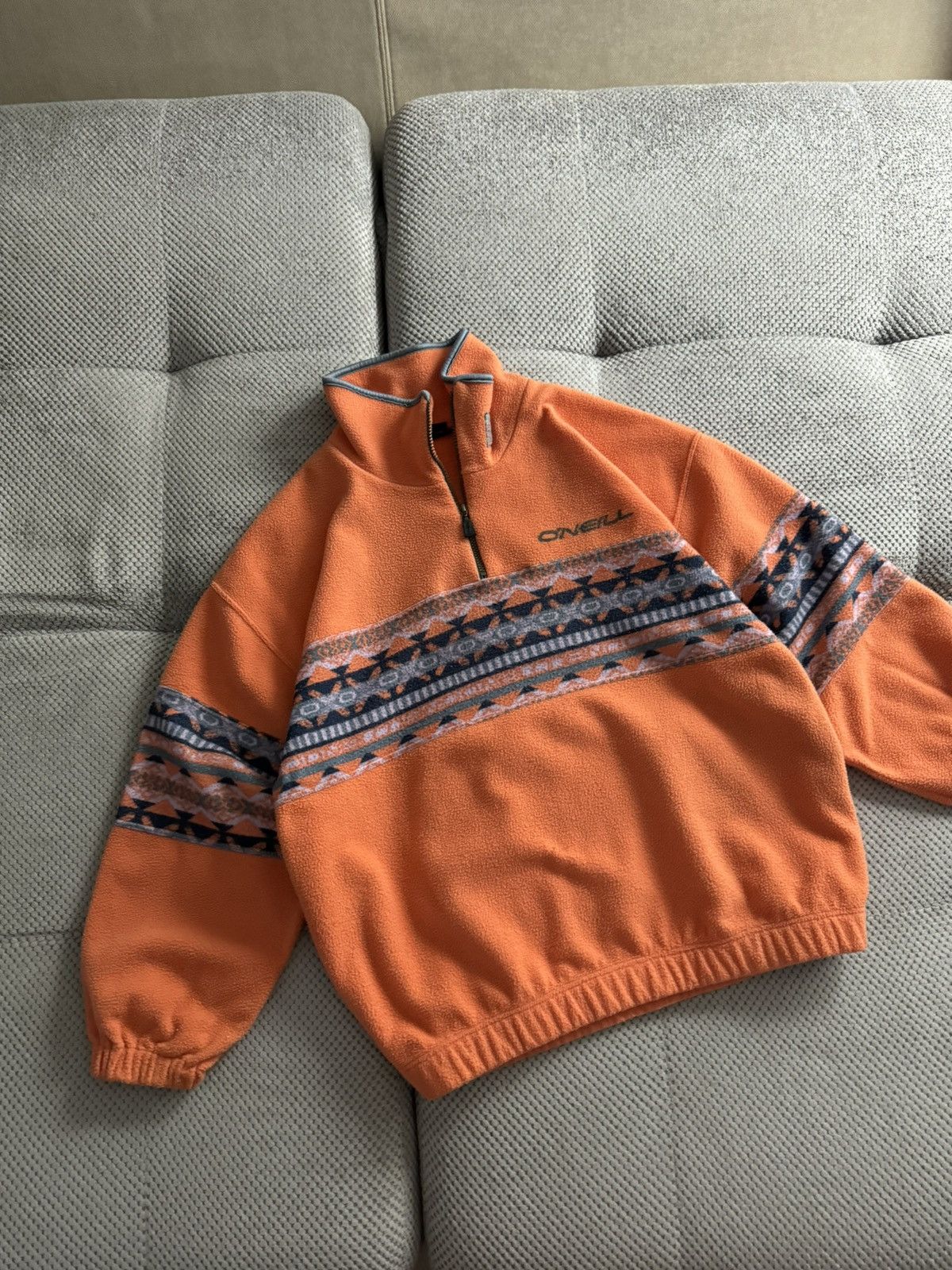 O'Neill × Santa Cruz Skateboards × Vintage Oneill Vintage Santa Cruz Surf Big Logo Fleece Size US M / EU 48-50 / 2 - 6 Thumbnail