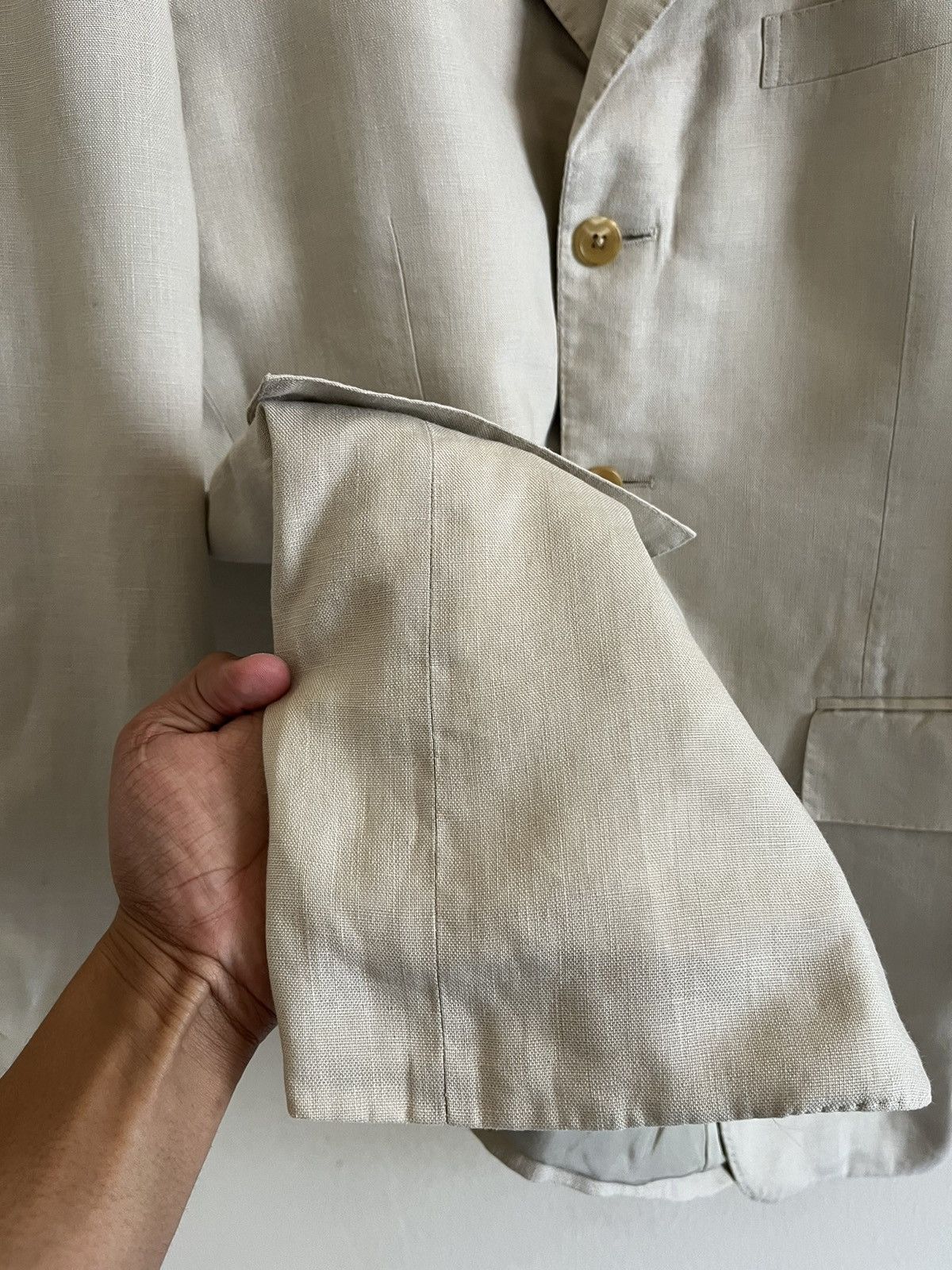 Polo Ralph Lauren × Ralph Lauren Polo Ralph Lauren Blazer Distressed Rare Size L / US 10 / IT 46 - 9 Thumbnail