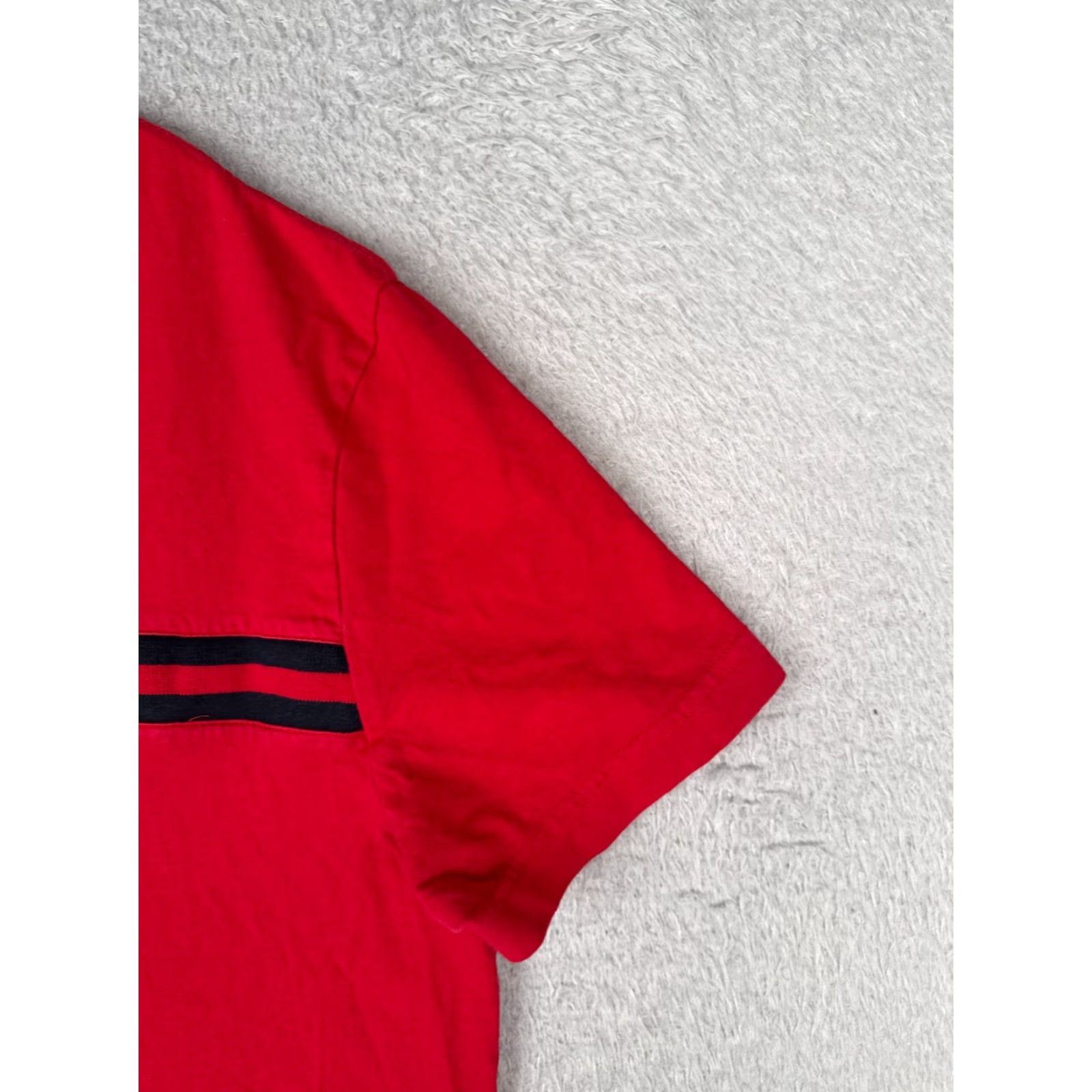 Tommy Hilfiger Tommy Hilfiger Shirt Adult Large Red Crew Neck Short Sleeve 100% Cotton Men's T-Shirt Size US L / EU 52-54 / 3 - 2 Thumbnail