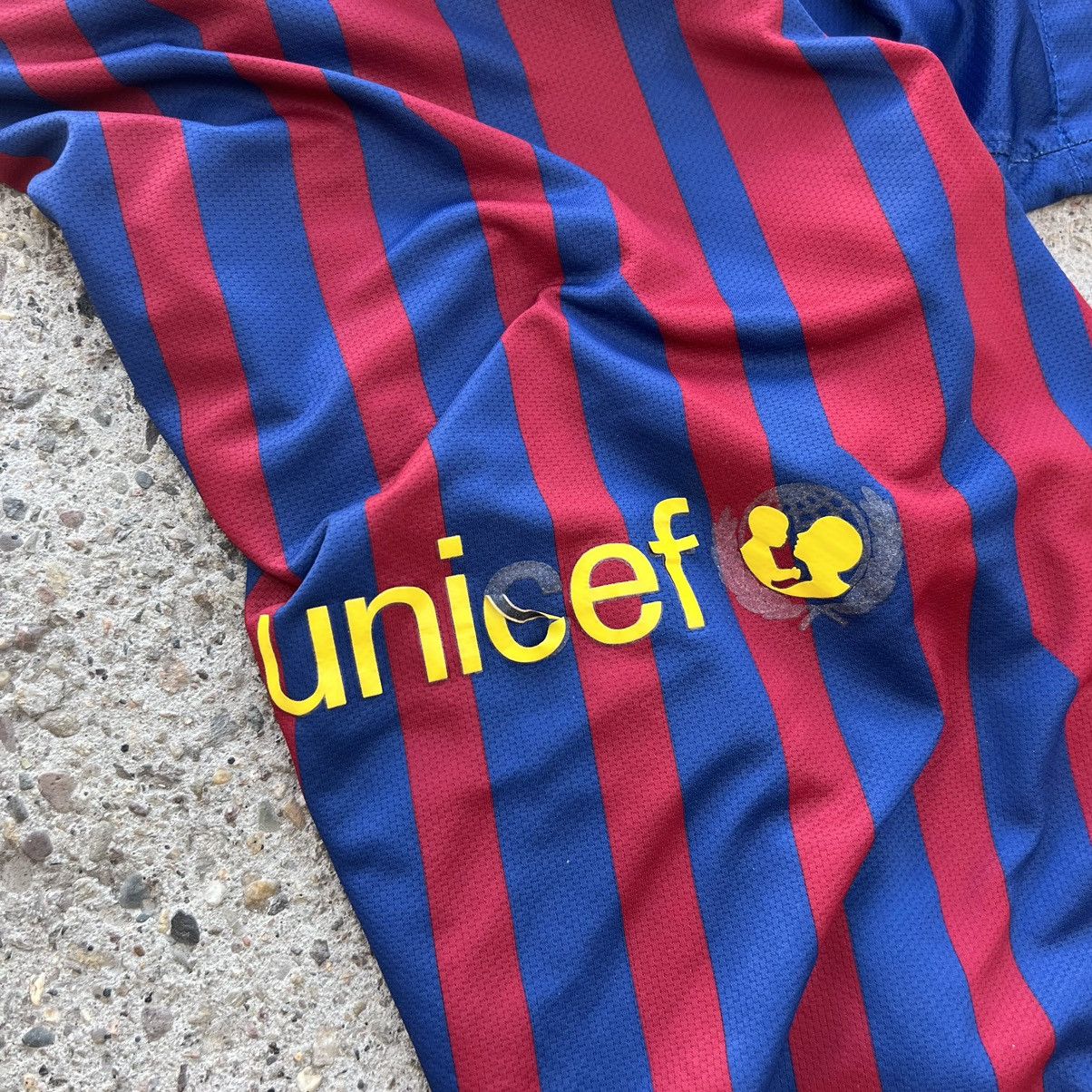 Nike 00s Vintage Nike F.C.B Barca 2008/09 Home Kit Soccer Jersey Size US M / EU 48-50 / 2 - 5 Thumbnail