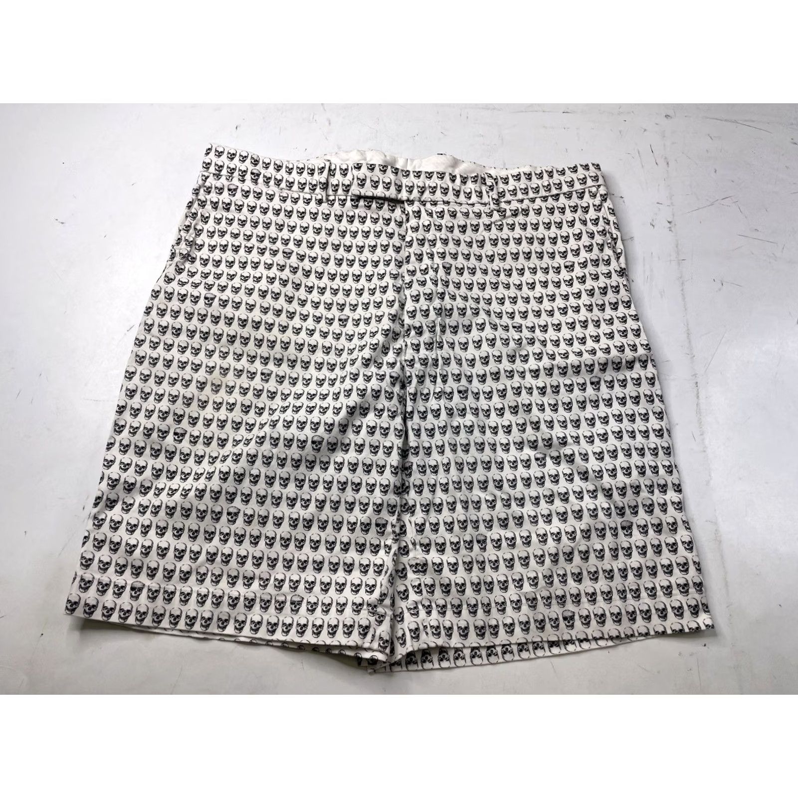Polo Ralph Lauren RLX Ralph Lauren Shorts Mens 38 White Black Skull Print Golf Stretch All Over Size US 38 / EU 54 - 2 Thumbnail