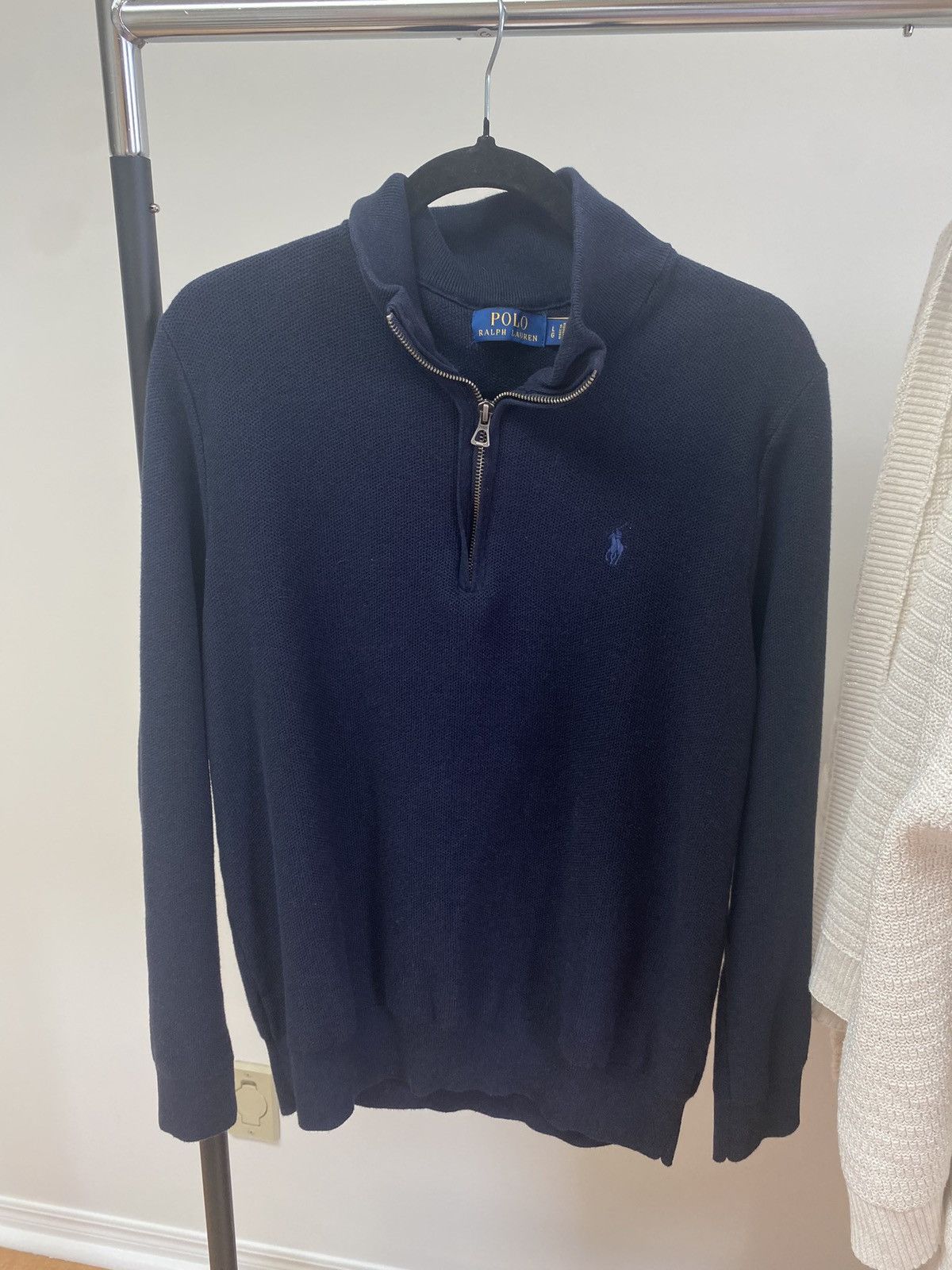 Polo Ralph Lauren 1 2 3 4 5 POLO RALPH LAUREN Cotton Half-Zip Sweater Size US L / EU 52-54 / 3 - 1 Thumbnail