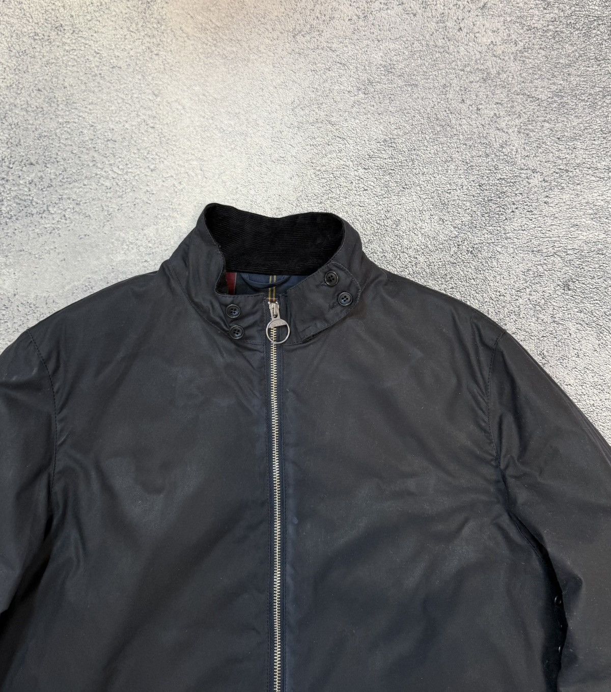 Barbour Barbour Barnby Wax Jacket Men M Black Waxed Cotton Coat Logo Size US M / EU 48-50 / 2 - 4 Thumbnail