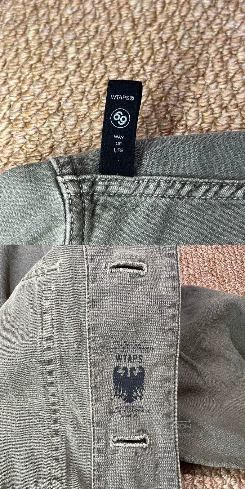 Wtaps Wtaps Wash and wax dye four-pockets jacket Size US M / EU 48-50 / 2 - 6 Thumbnail