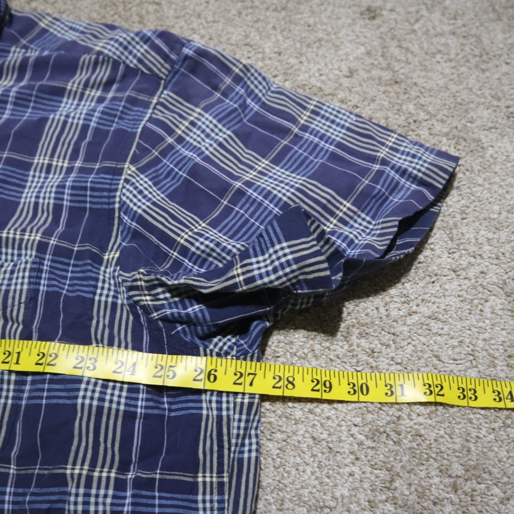 Original Penguin Original Penguin Munsingwear Shirt Button-Up 2XL Blue Plaid Adult Men Size XXL Size US XXL / EU 58 / 5 - 5 Thumbnail