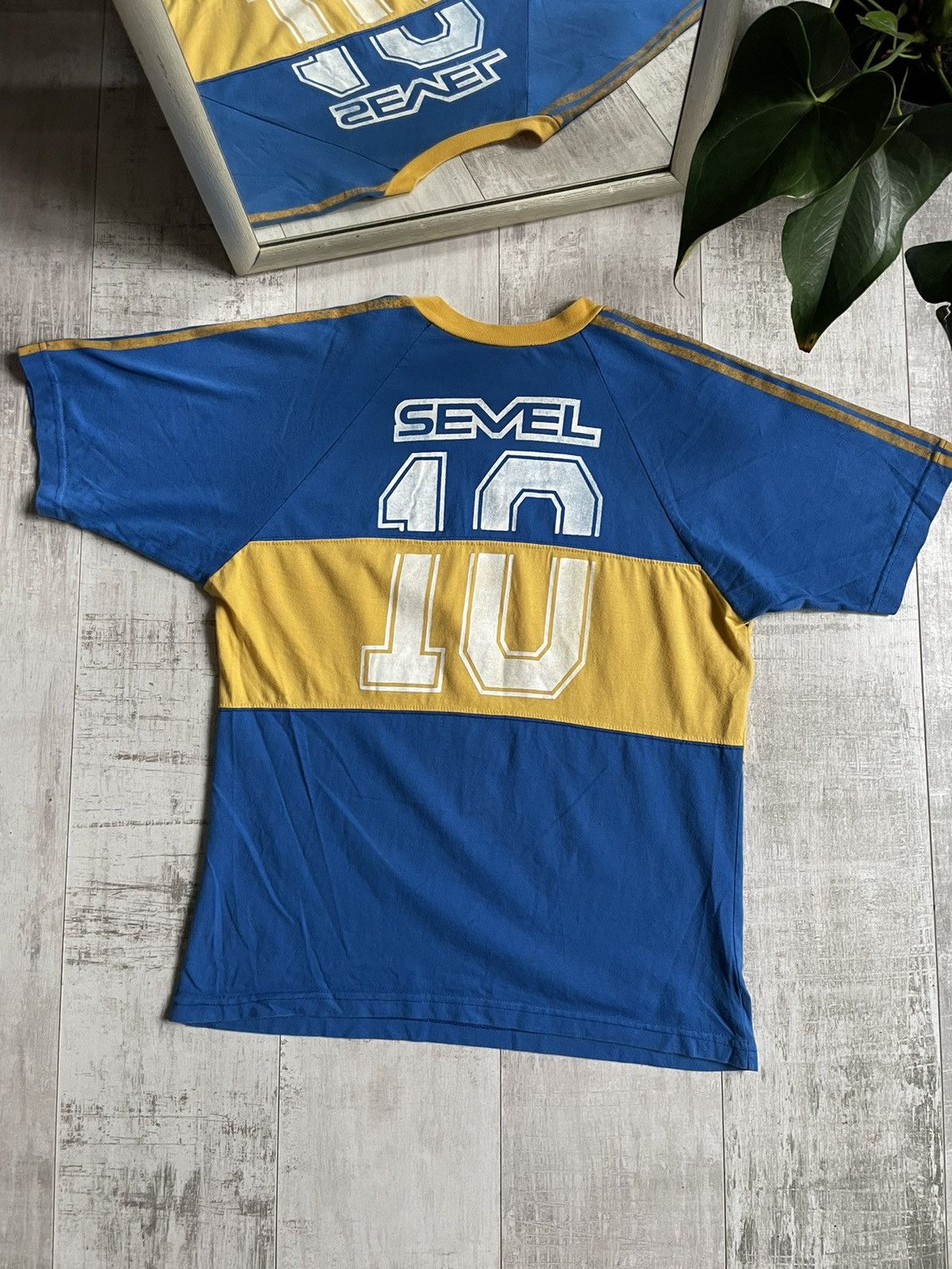 Adidas Vintage Adidas Boca Juniors 80’s Football Shirt #10 Jersey Size US M / EU 48-50 / 2 - 2 Thumbnail