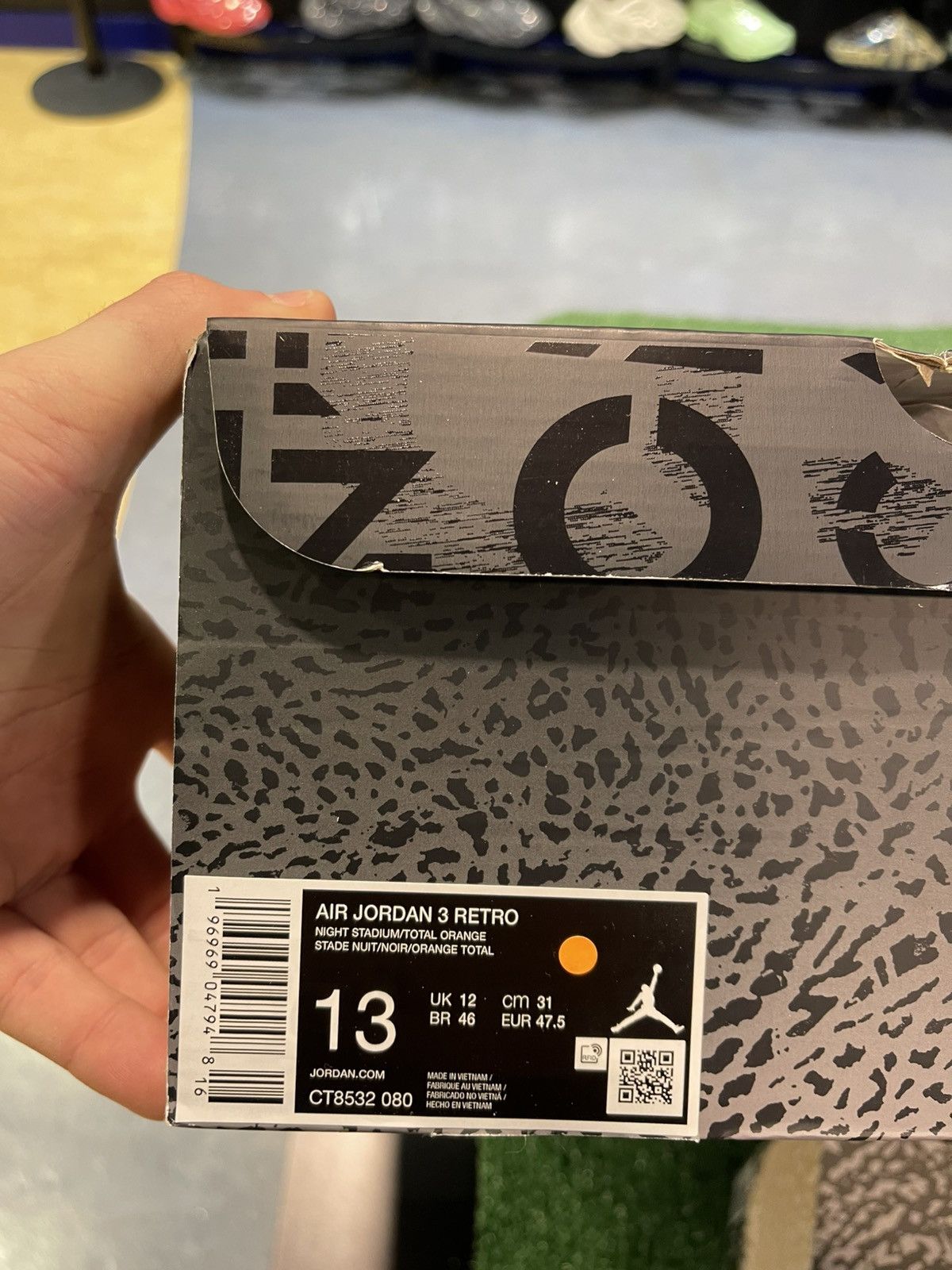 Jordan Brand Size 13 - Jordan 3 Retro Fear Pack “2023” Size US 13 / EU 46 - 10 Thumbnail