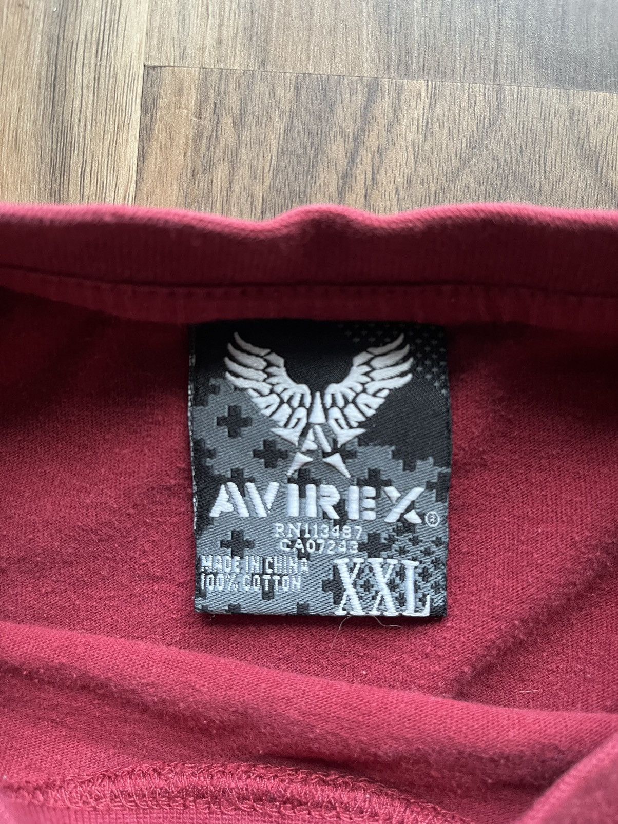 Designer Vintage Avirex T-shirt Size US XL / EU 56 / 4 - 4 Thumbnail