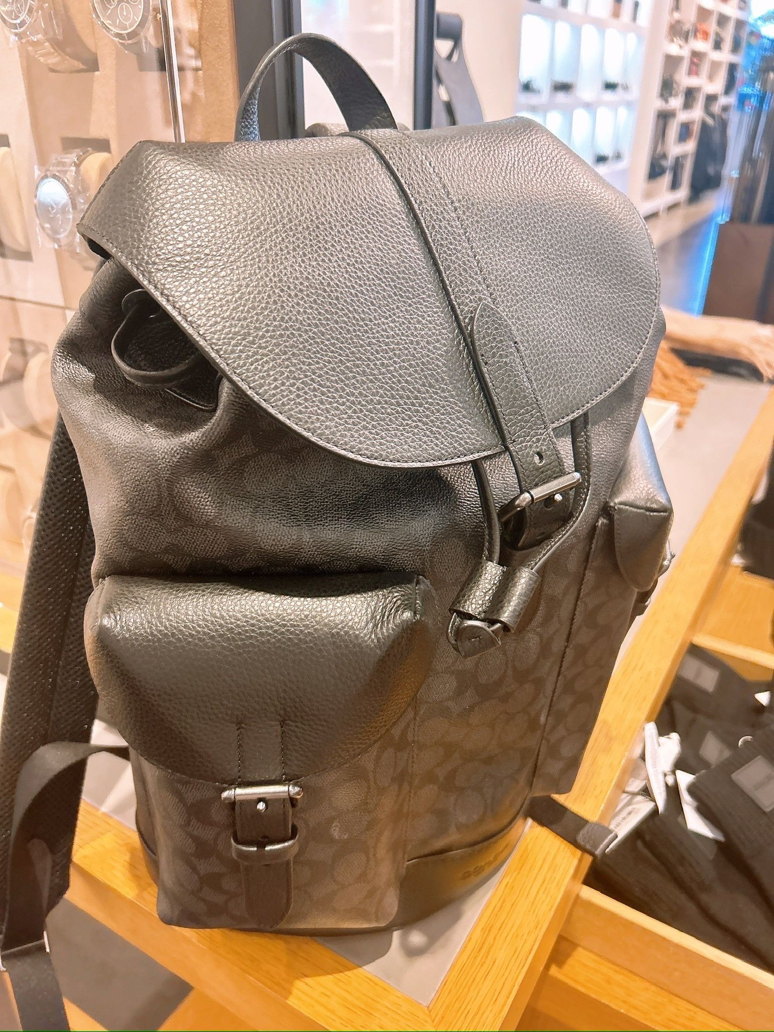 Coach Warner Backpack In Signature Canvas CW211 Size ONE SIZE - 3 Thumbnail