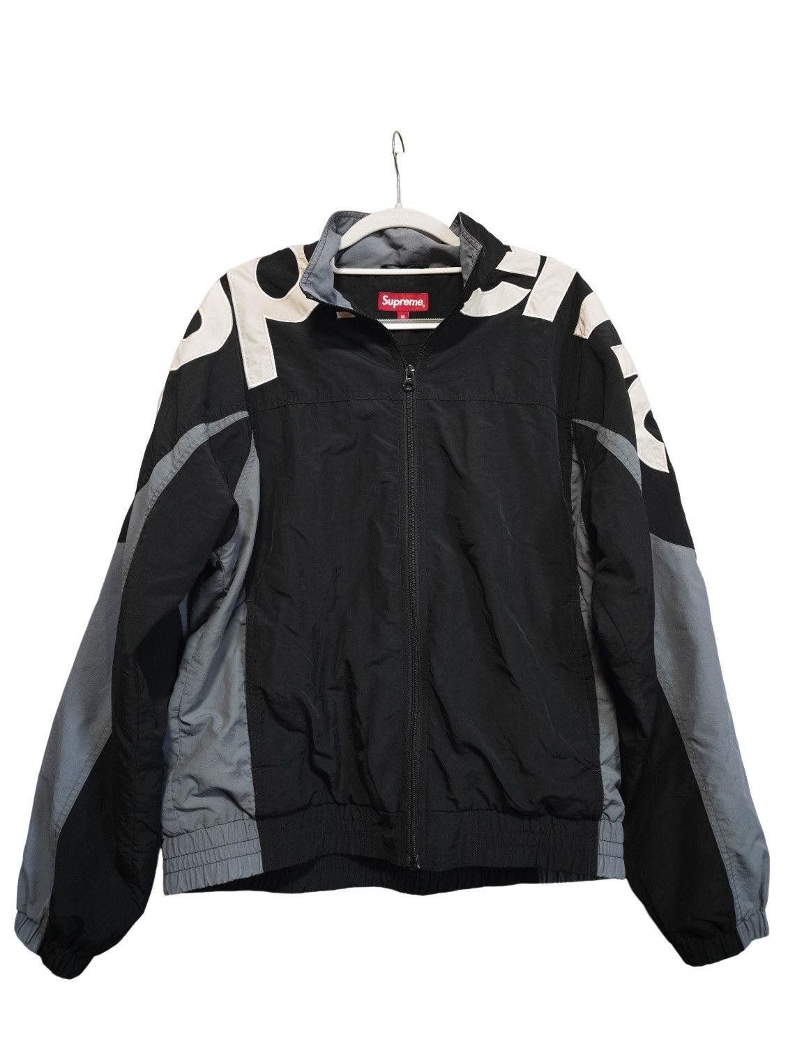 shoulder logo track jacket XL Logo FW19 Supreme Shoulder Track