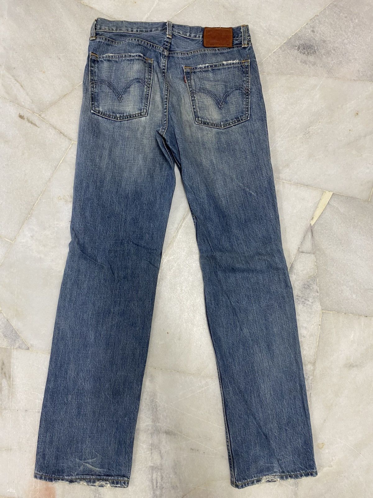 Levi's Size 31x32.5 Vintage Levis 502 Distressed Jeans Faded Pants Size US 31 - 11 Thumbnail