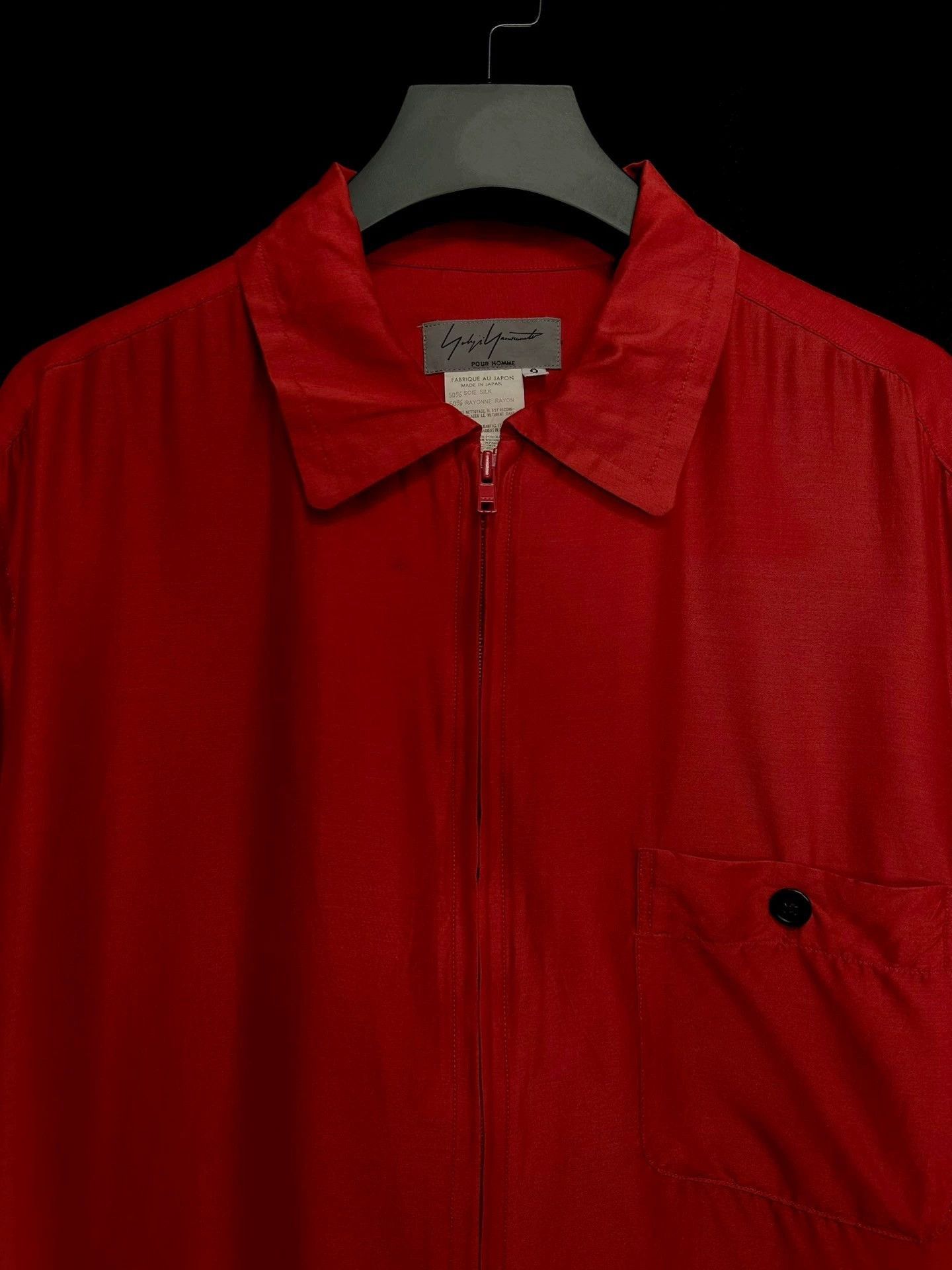 Yohji Yamamoto Yohji Yamamoto 04ss Taisho Silk Red Shirt-2505 Size US L / EU 52-54 / 3 - 4 Thumbnail