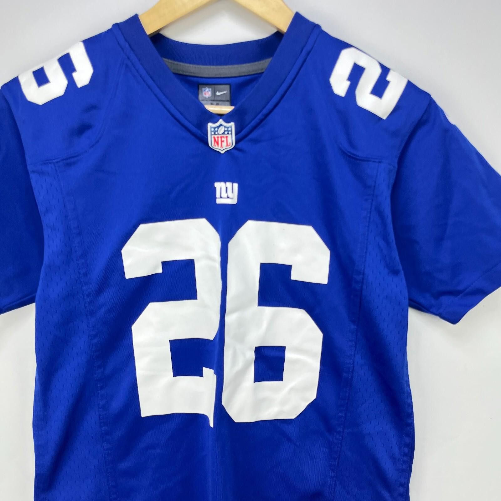Nike Vintage Saquon Barkley New York Giants Jersey Youth Medium Size ONE SIZE - 2 Thumbnail