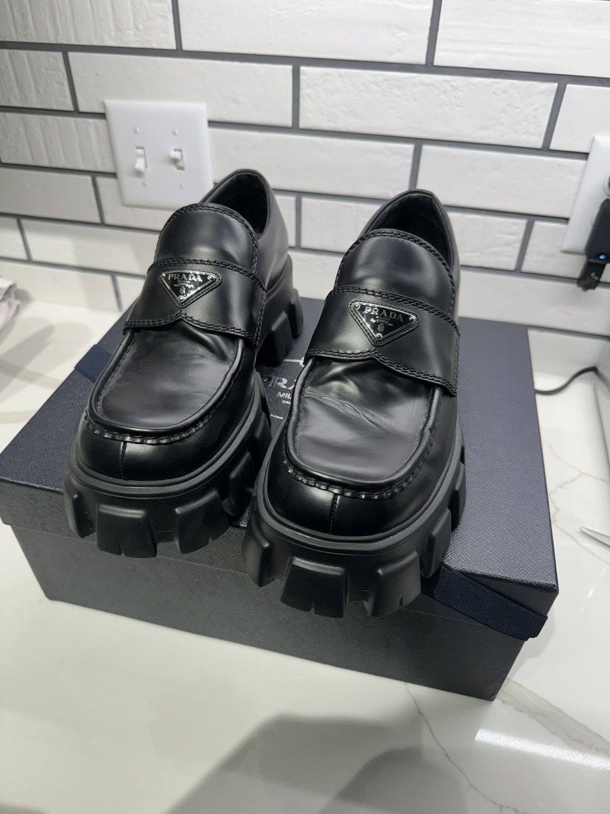 Monolith Brushed Leather Loafer main image 1