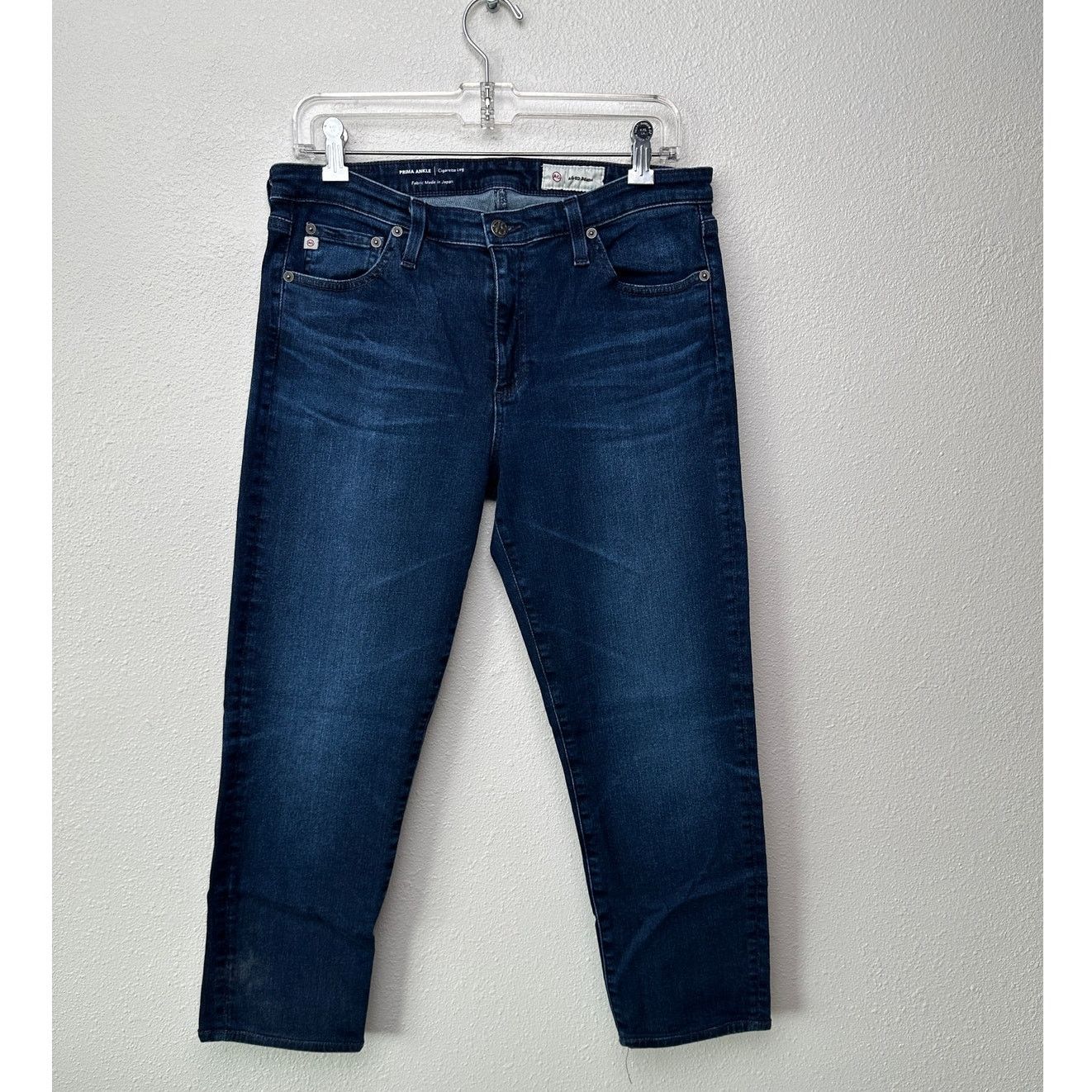 ag jeans prima cigarette Ankle, Women's, Blue, 30 Zipper fly and button closure AG Jeans Prima Ankle Dark