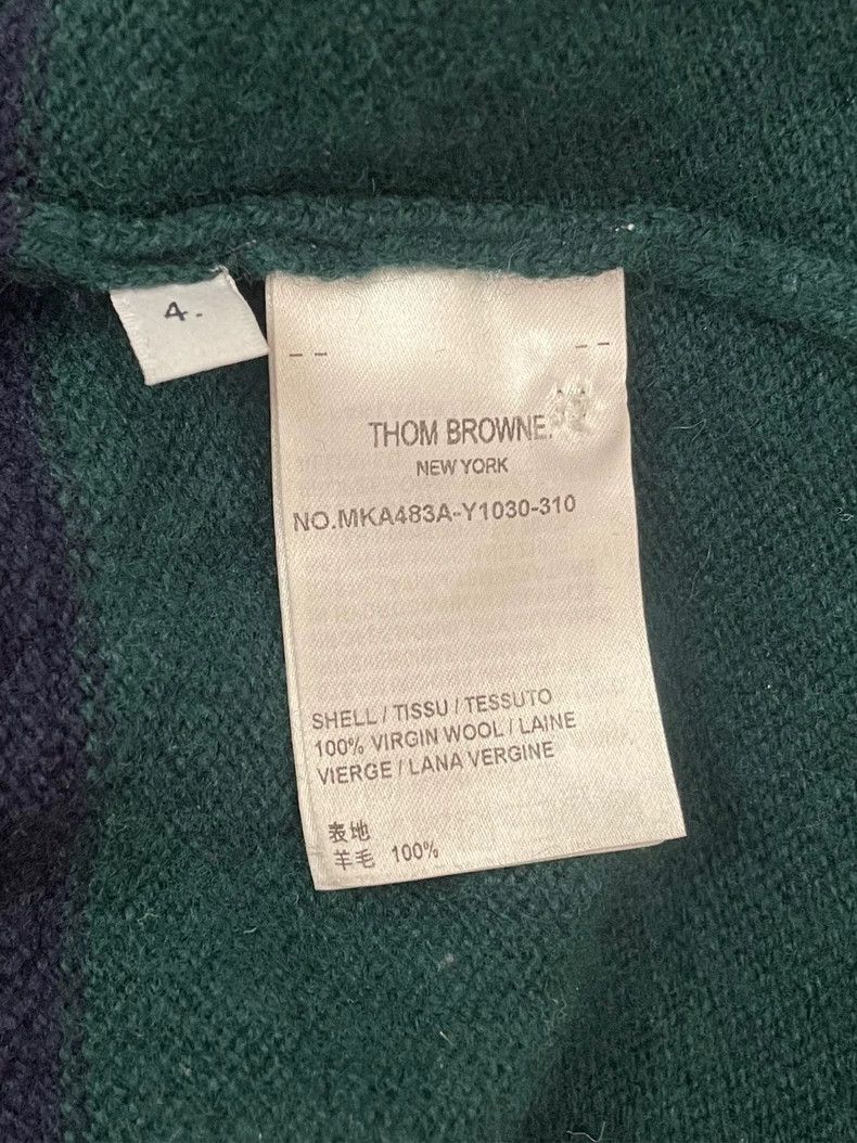 Thom Browne Thom browne Tibetan blue and dark green color-block striped Size US XL / EU 56 / 4 - 6 Thumbnail