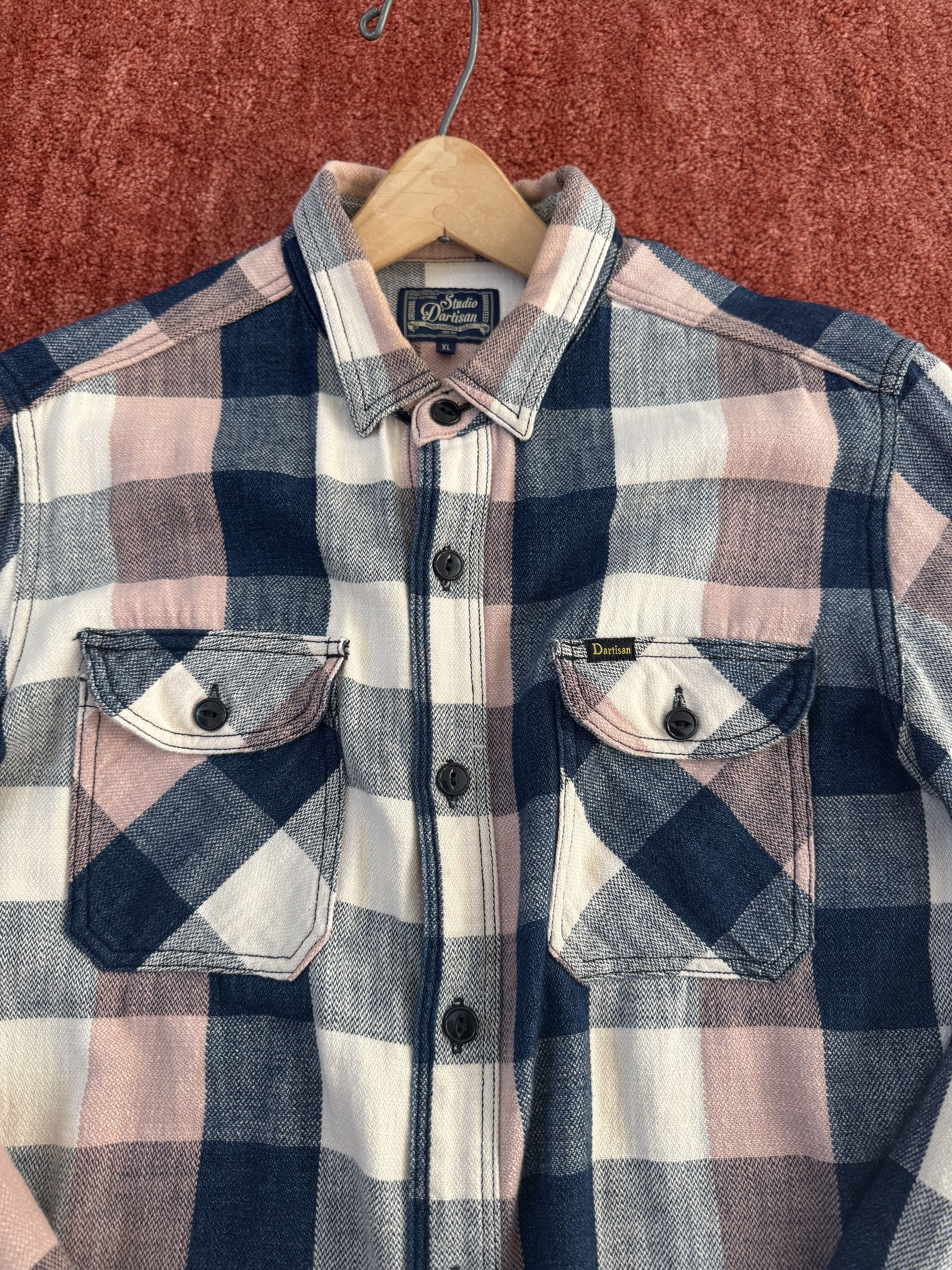 Studio D'Artisan SDA Natural Indigo Flannel Size US M / EU 48-50 / 2 - 3 Thumbnail