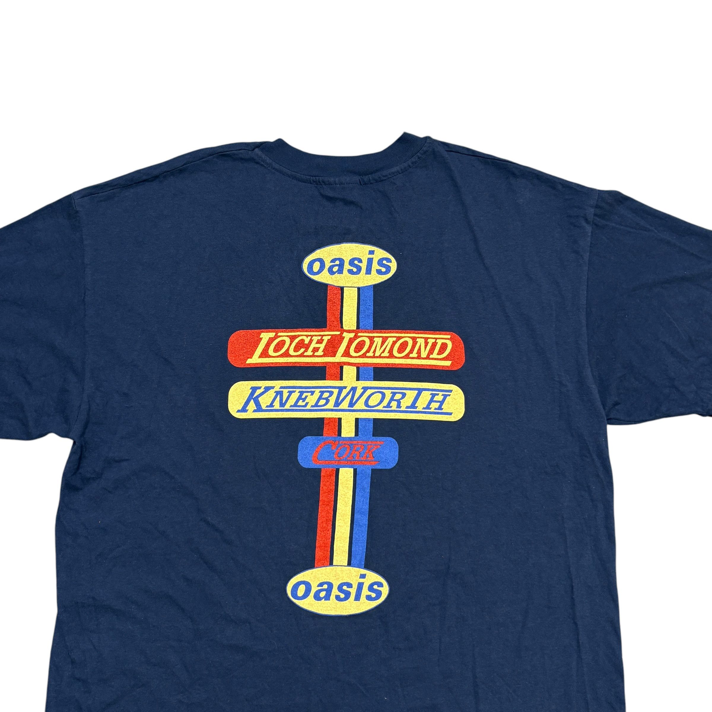 Band Tees Vintage Oasis Shirt 90s Tour Knebworth Britpop Rock Band Tee Size US XL / EU 56 / 4 - 13 Thumbnail