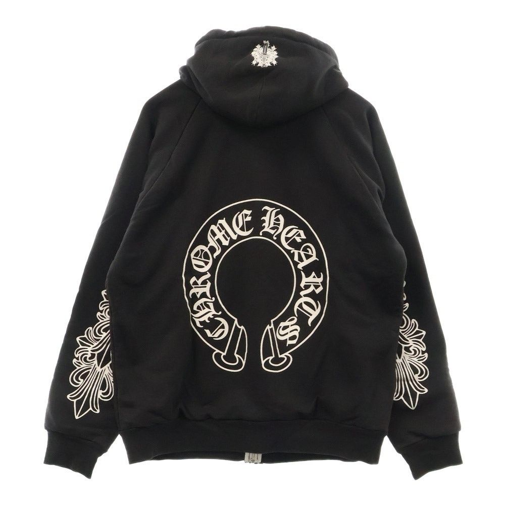 Chrome Hearts Chrome Hearts Fuck You Floral Horseshoe Zip Up