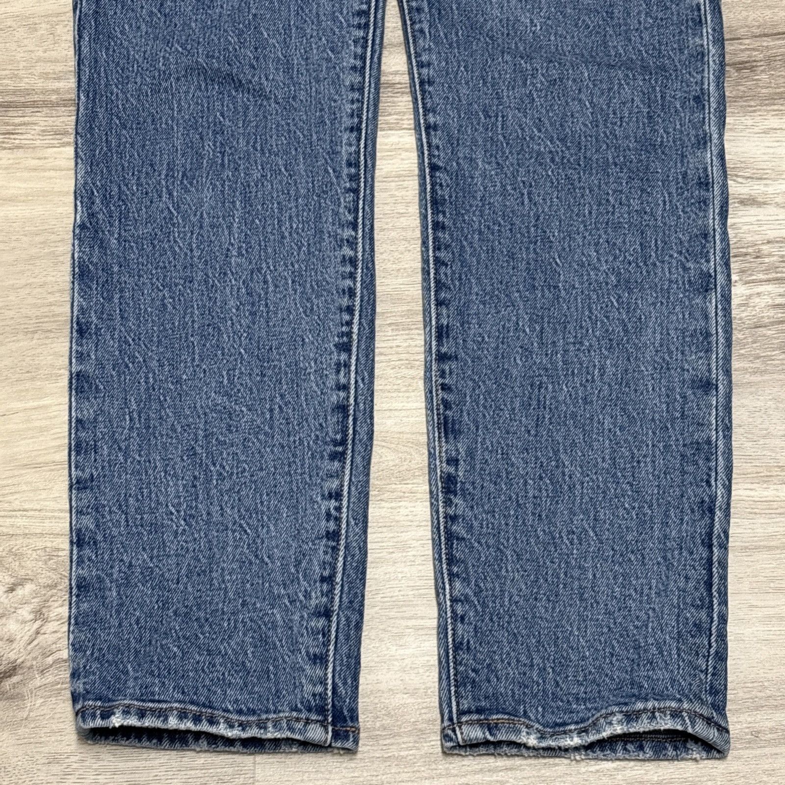 Levi's Levis Premium Wedgie Jeans Womens 25 Big E Hi Rise Tapered L Size 25" / US 0 / IT 36 - 13 Thumbnail