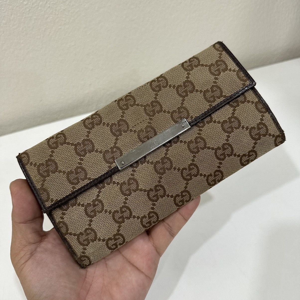 Gucci ‼️LASTDROP‼️ AUTHENTIC GUCCI MONOGRAM CANVAS PURSES WALLET Size ONE SIZE - 1 Thumbnail