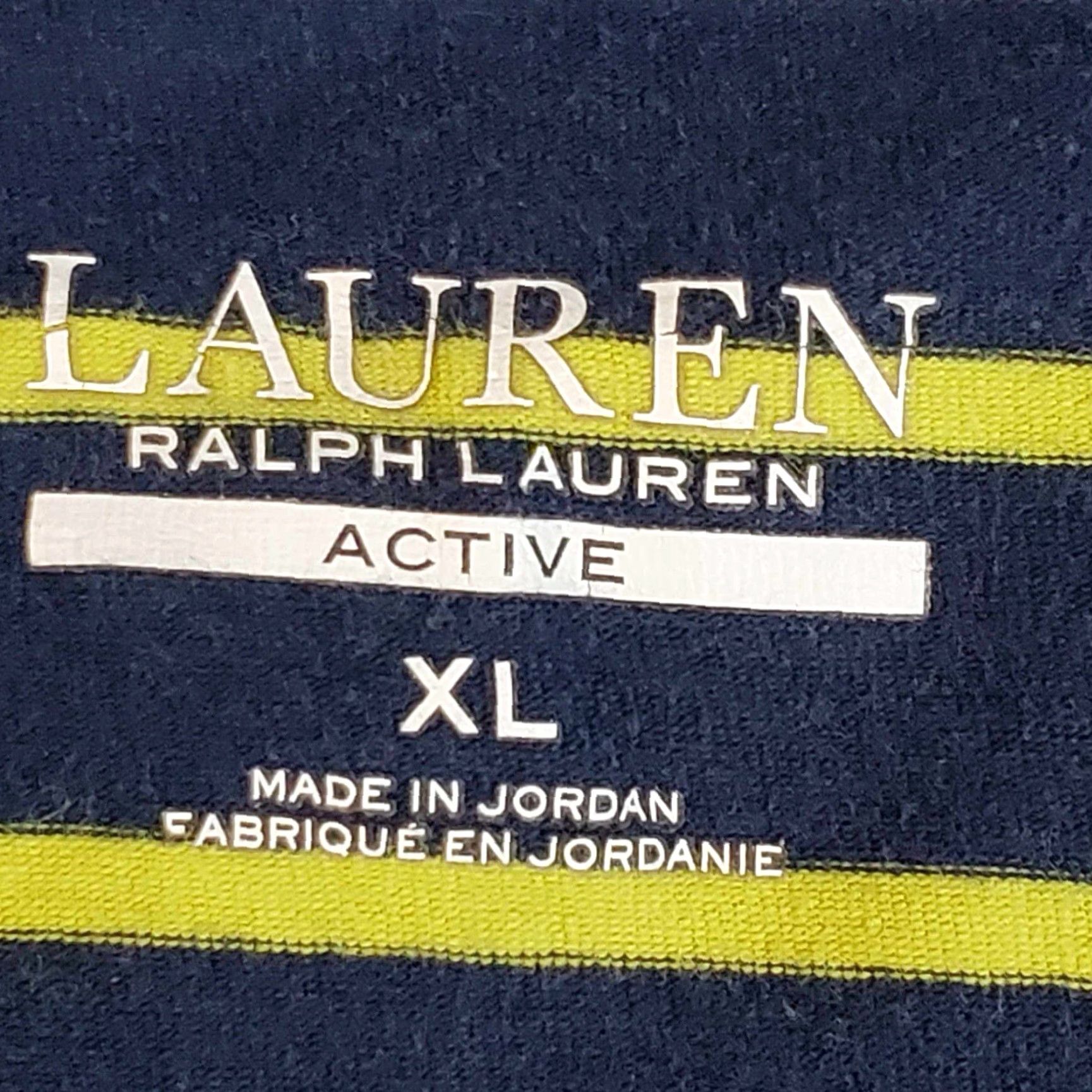 Ralph Lauren Lauren Ralph Lauren Active Long Sleeve Top Womens XL Striped Blue Yellow Size XL / US 12-14 / IT 48-50 - 3 Thumbnail