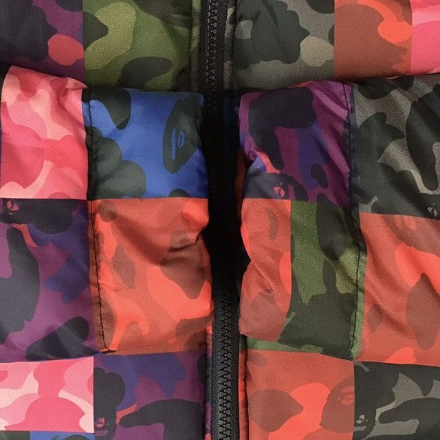 Bape BAPE Crazy color camo full zip hoodie Puffer Down Jacket Size US L / EU 52-54 / 3 - 4 Thumbnail