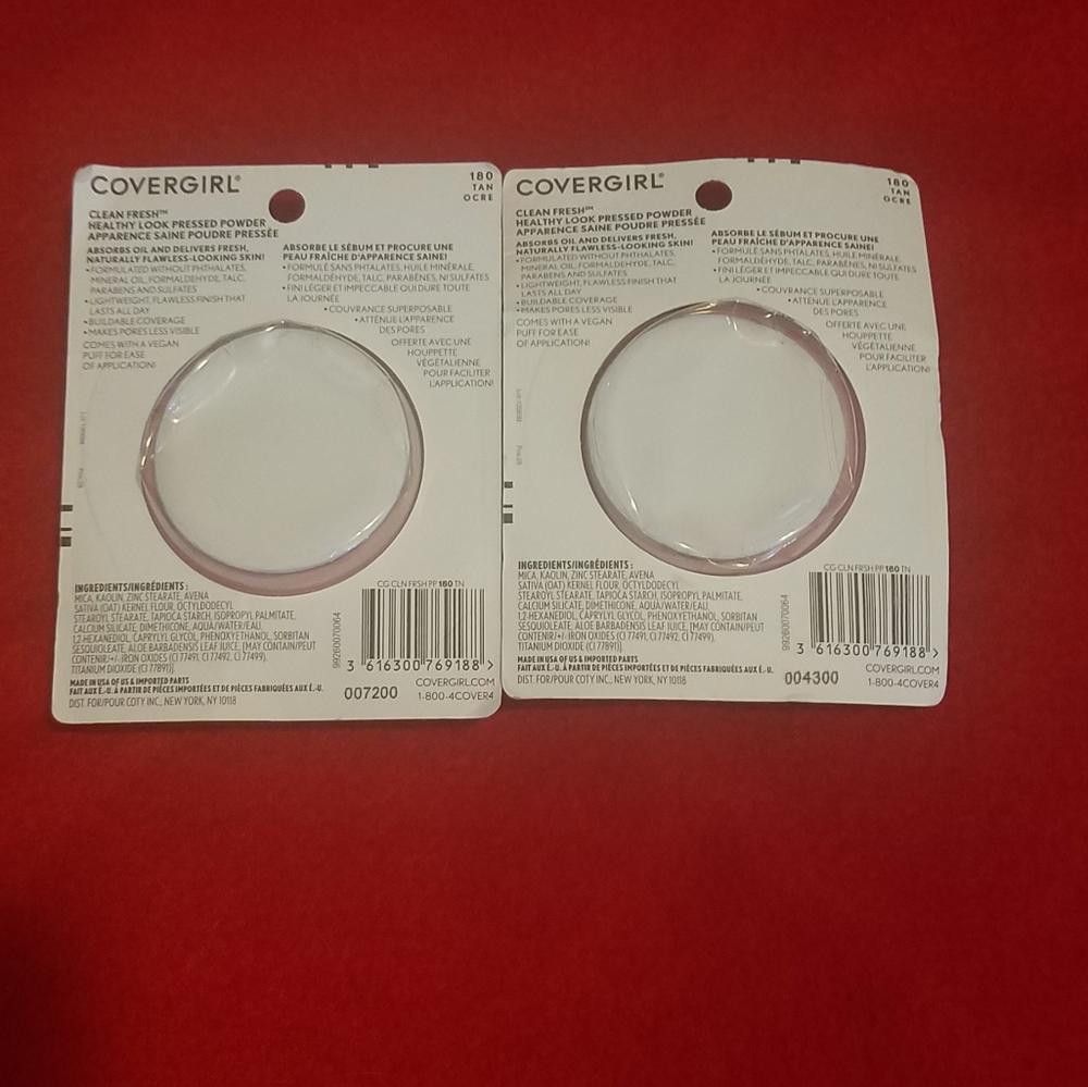 Designer Covergirl Pressed Powder Bundle of 2 Tan Ocre Size ONE SIZE - 3 Thumbnail