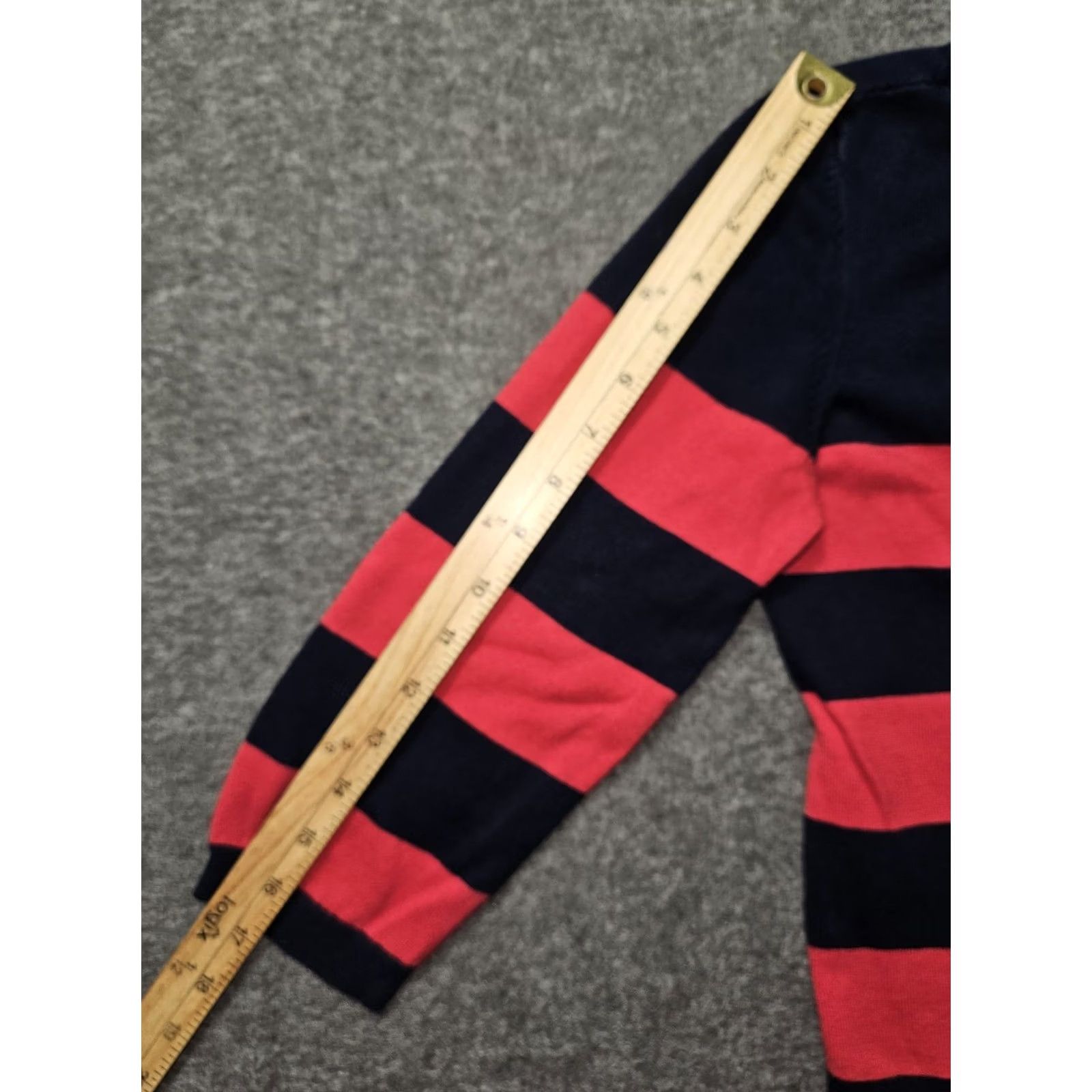 Tommy Hilfiger Tommy Hilfiger Sweater Womens Medium Navy Blue Pink Classic Striped Pullover Size M / US 6-8 / IT 42-44 - 6 Thumbnail