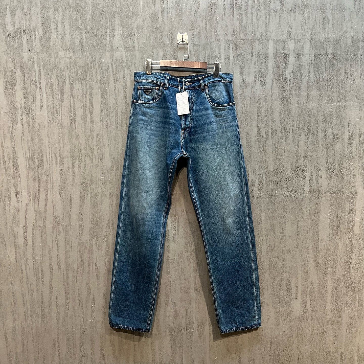 Prada Prada Triangle Logo Denim Jeans Size 31 Size US 31 - 1 Thumbnail