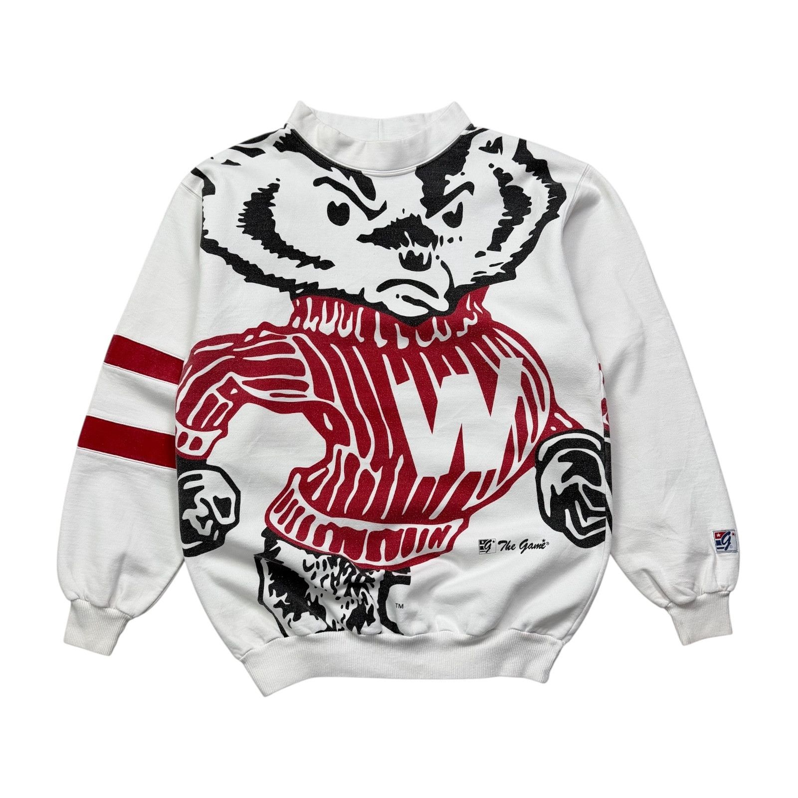 NCAA VTG 90s WISCONSIN BADGERS THE GAME AOP SWEATSHIRT Size US M / EU 48-50 / 2 - 1 Thumbnail