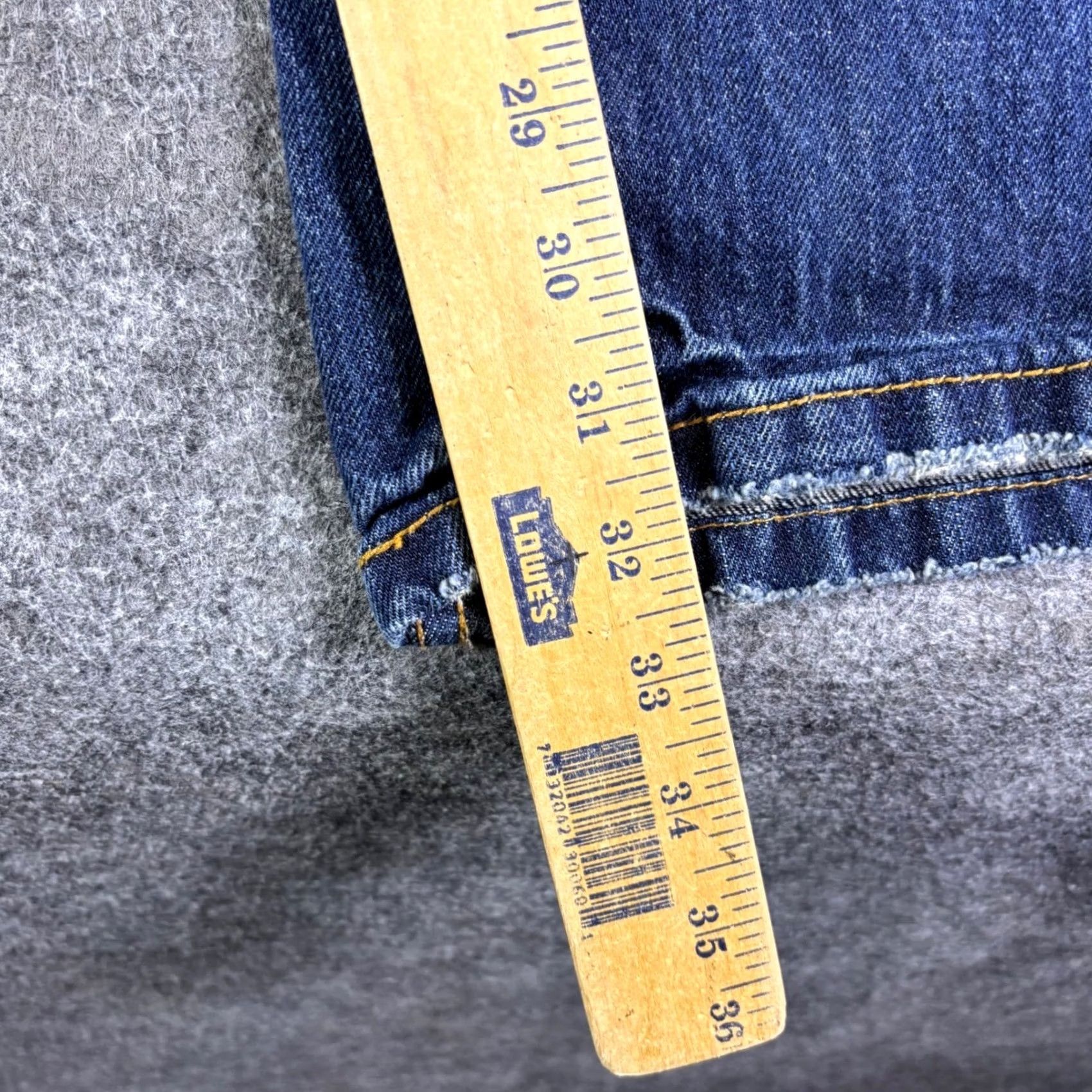 Aeropostale Aeropostale Jeans Driggs Slim Bootcut Mens 34x32 Blue Distressed Medium Wash Size US 34 / EU 50 - 5 Thumbnail