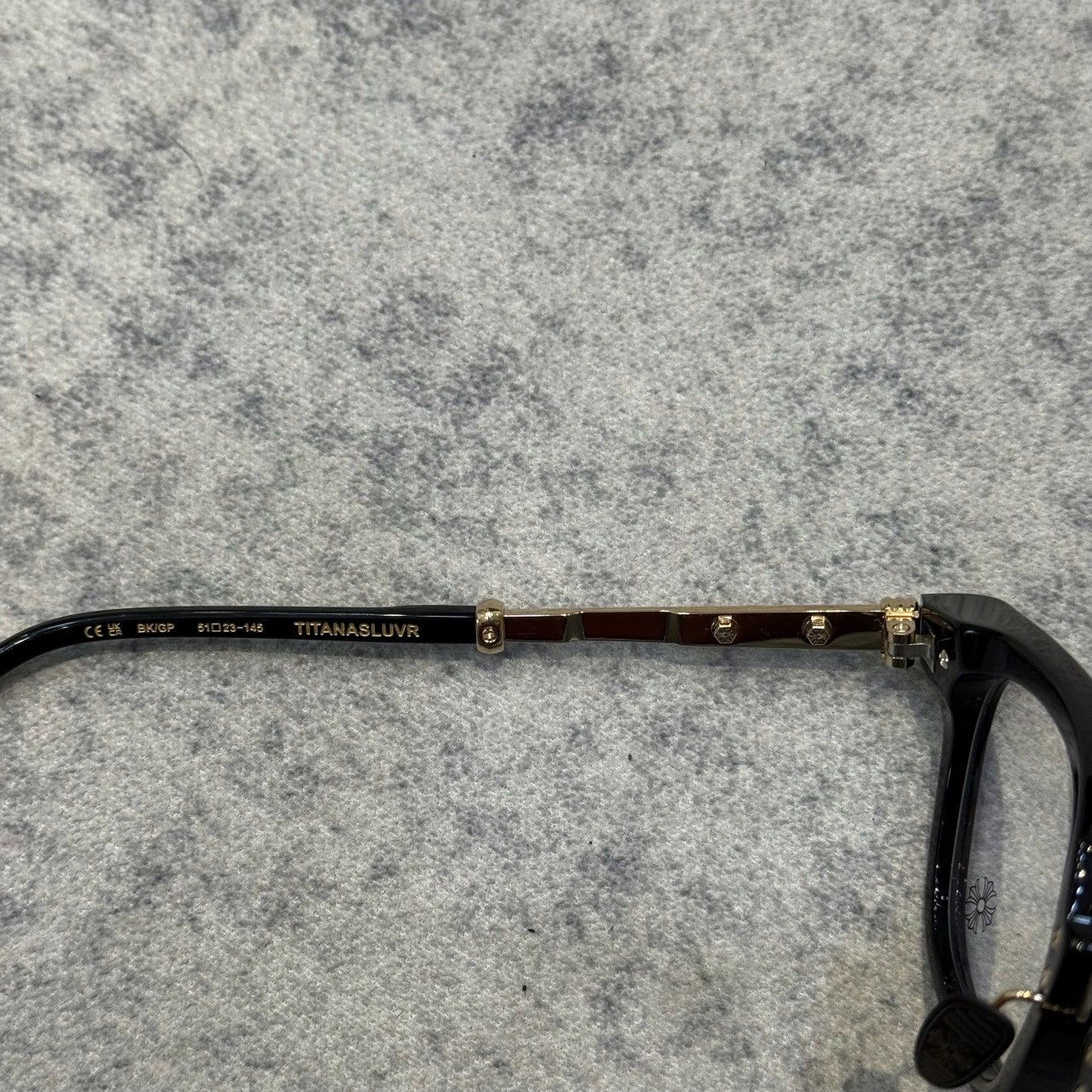 Chrome Hearts CHROME HEARTS TITANASLUVR BLACK / GOLD PLATED Size ONE SIZE - 4 Thumbnail