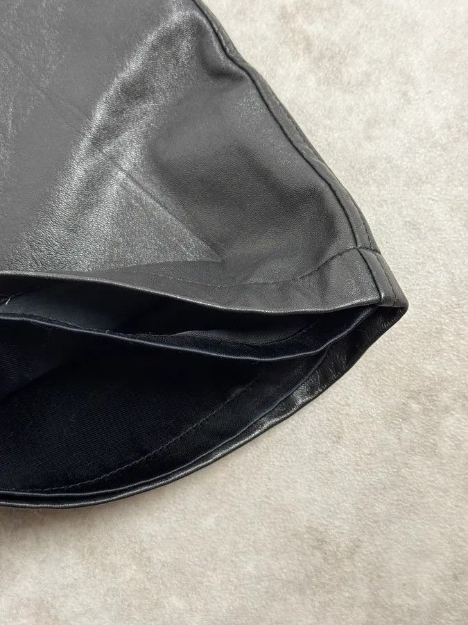 Gianfranco Ferre 2000s Gianfranco Ferré Black Leather Pants Size US 30 / EU 46 - 11 Thumbnail
