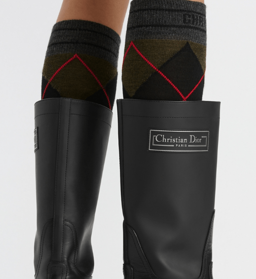 Dior o1w1db10426 KCT087 D-Scot Boots in Black Size US 7 / IT 37 - 5 Thumbnail