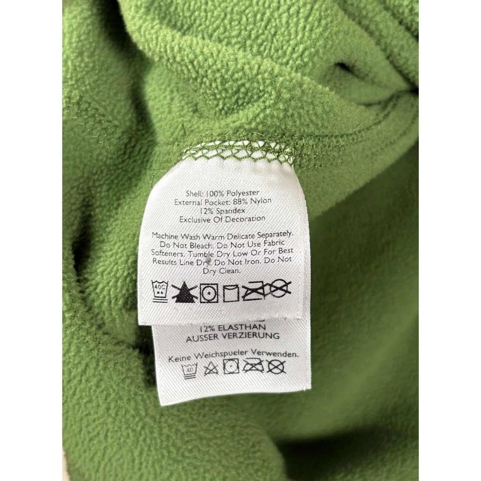 Eddie Bauer Eddie Bauer First Ascent Polartec Quarter Zip Fleece Mens LT Green 1/4 Zip Logo Pullover Big & Tall Shirt Sweatshirt Outdoor Hiking Mens Size US L / EU 52-54 / 3 - 4 Thumbnail