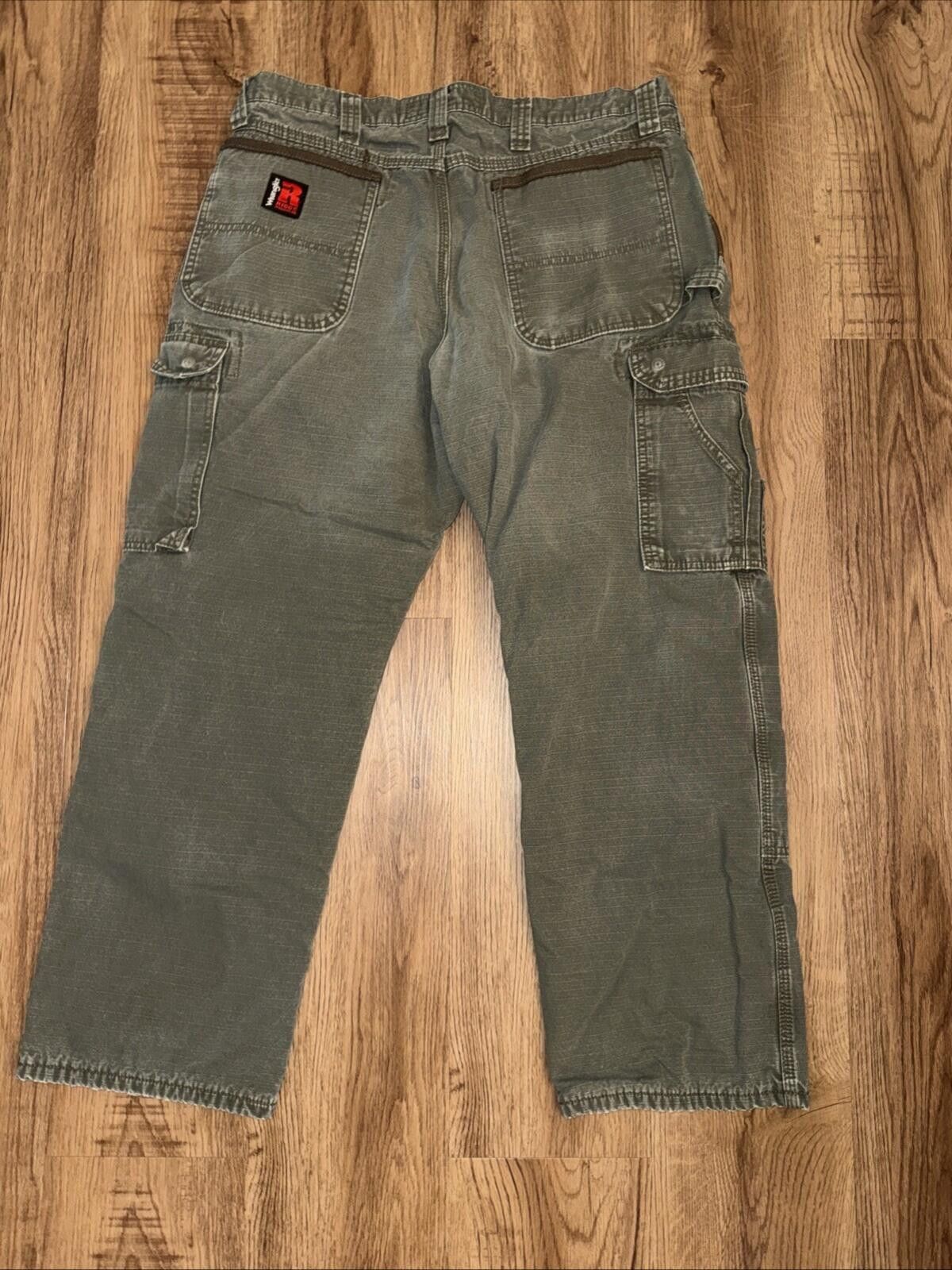 Wrangler Wrangler RIGGS Workwear Ranger Cargo Pants Flannel Lined Size US 35 - 7 Thumbnail
