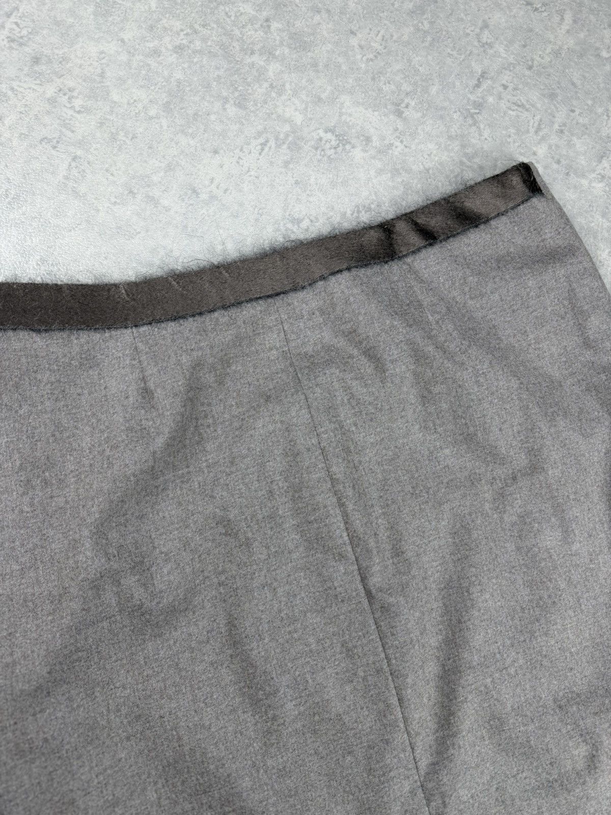 Fabiana Filippi Fabiana Filippi Wool Cashmere Skirt Grey Size XL Size 34" / US 12 / IT 48 - 8 Thumbnail