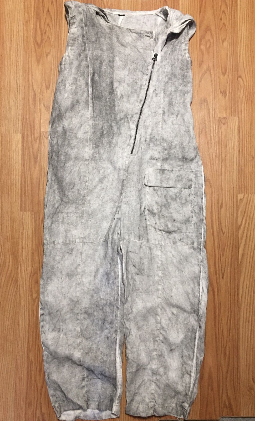 Designer × PAL OFFNER PAL OFFNER Loose Hooded Linen Unisex Overall Size 1-2 /S Size US 28 / EU 44 - 6 Thumbnail