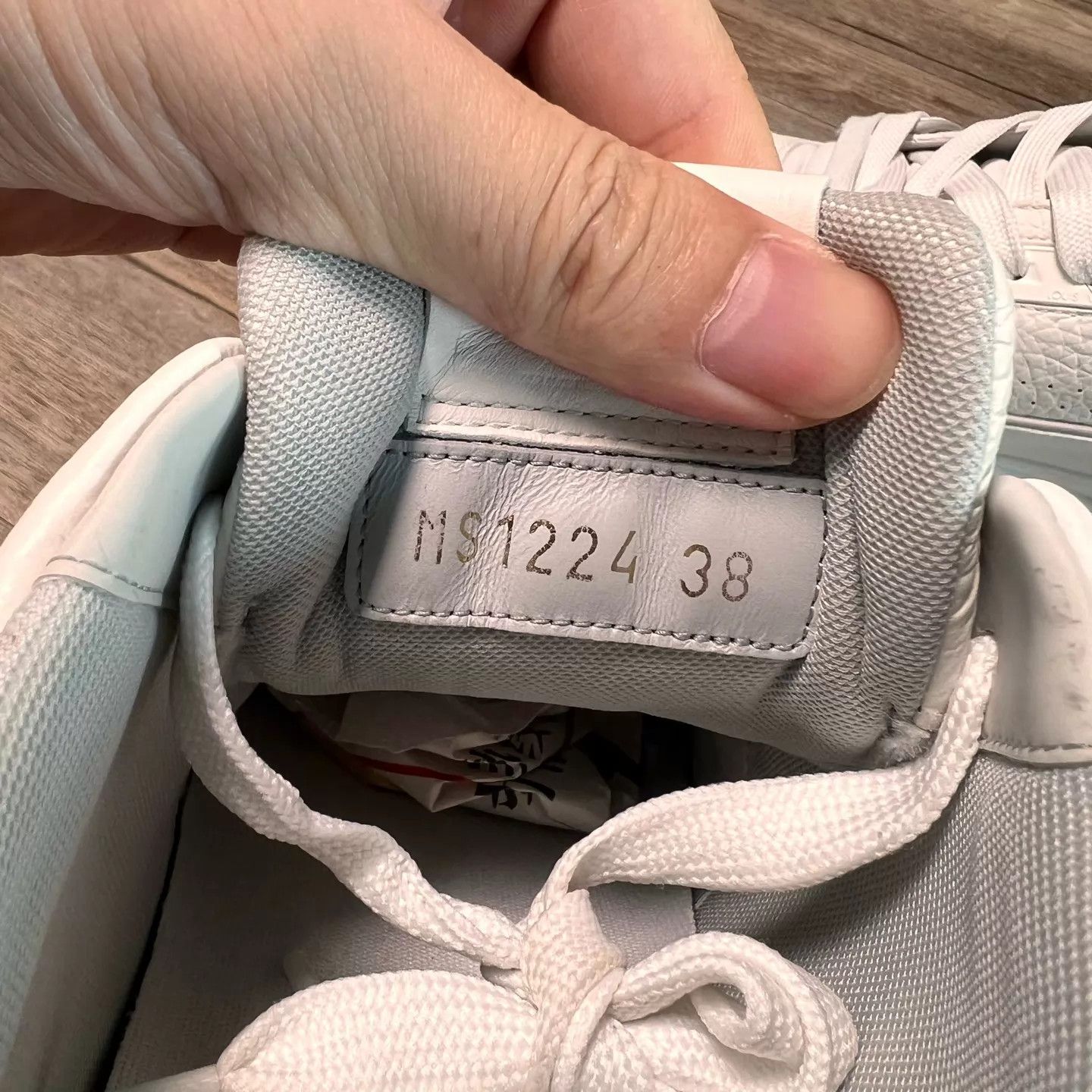 Louis Vuitton LV Trainer Women's 38 White Cement 97 New Size US 7.5 / IT 37.5 - 8 Thumbnail