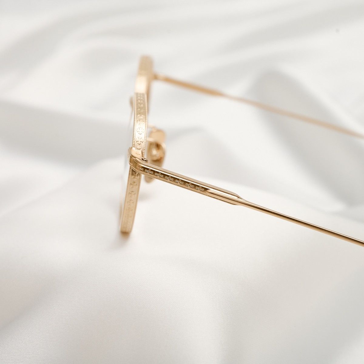 Chrome Hearts CHROME HEARTS THICK GOLD PLATED/MATTE GOLD PLATED GLASSES Size ONE SIZE - 3 Thumbnail