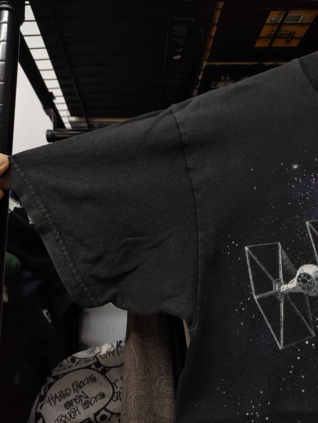 Lee Vtg 90's Star Wars Death Star Millennium Falcon AOP T-Shirt Size US M / EU 48-50 / 2 - 7 Thumbnail