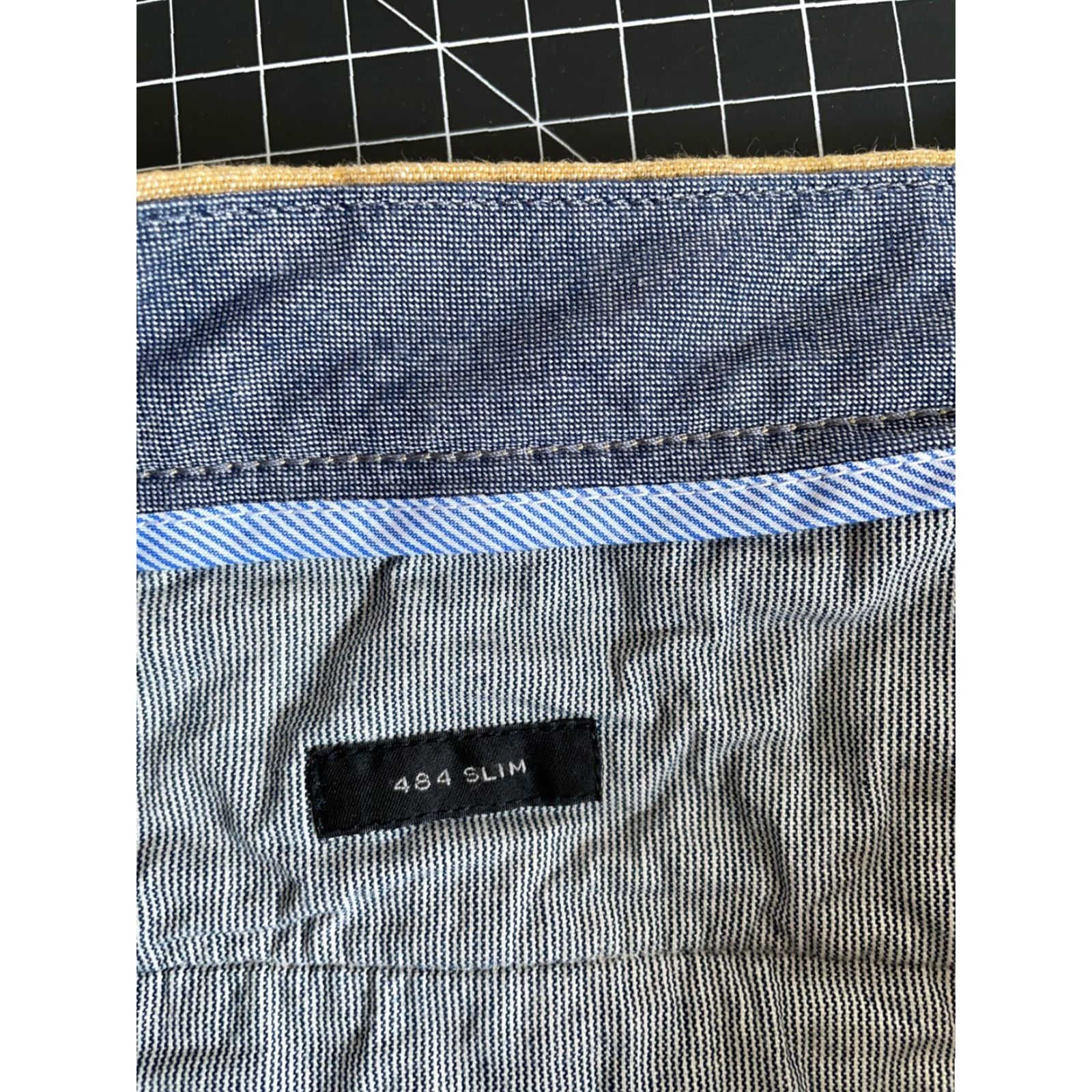 J.Crew VINTAGE J.Crew Pants Men's Slim Fit Chino 33 x 34 Beige Cotton Linen Casual Size US 34 / EU 50 - 4 Thumbnail